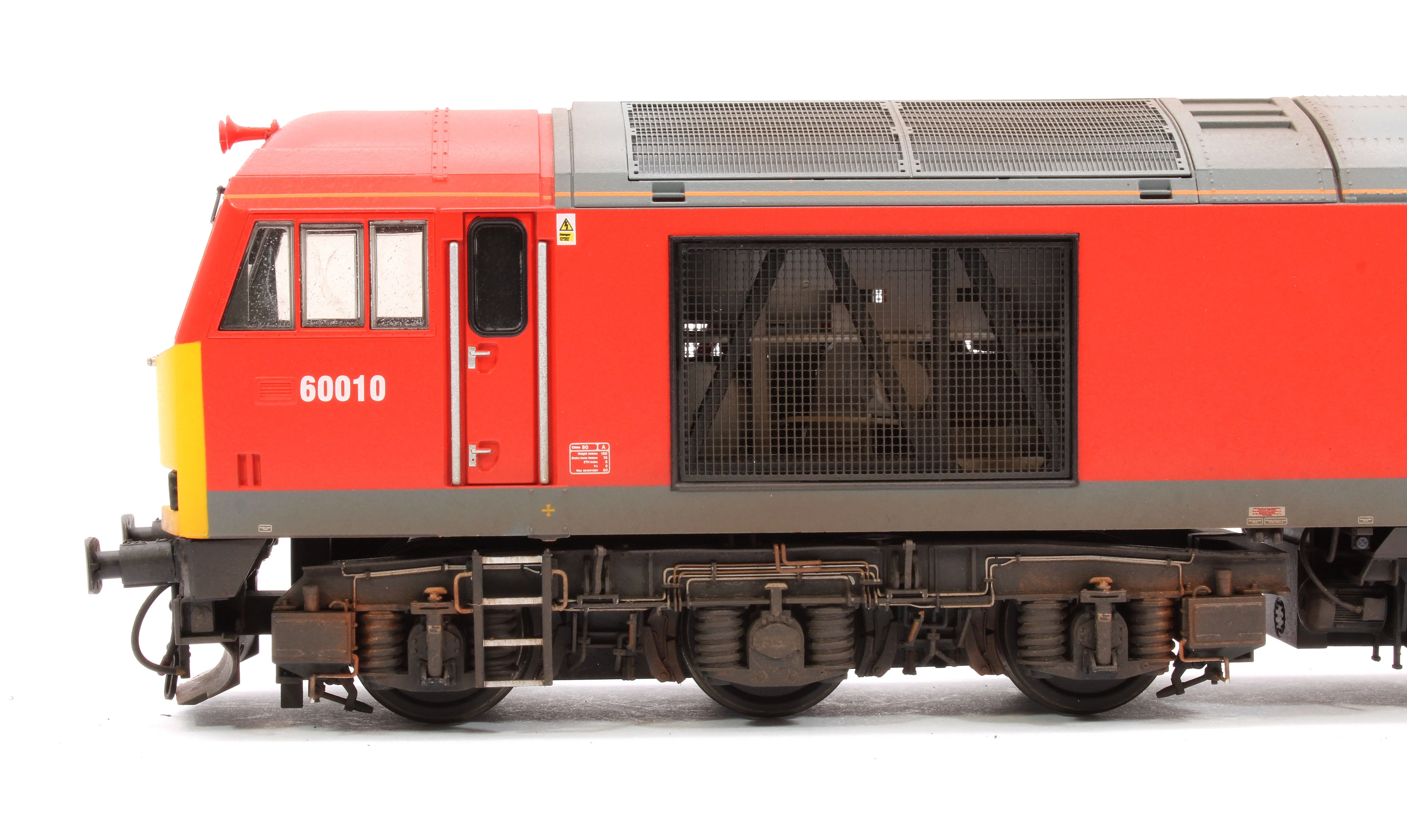 CM-60010-DB-SOUNDW Highly Detailed Premium Weathered Class 60 010 Debranded DB Cargo UK Diesel Electric Locomotive - DCC Sound - Image 6