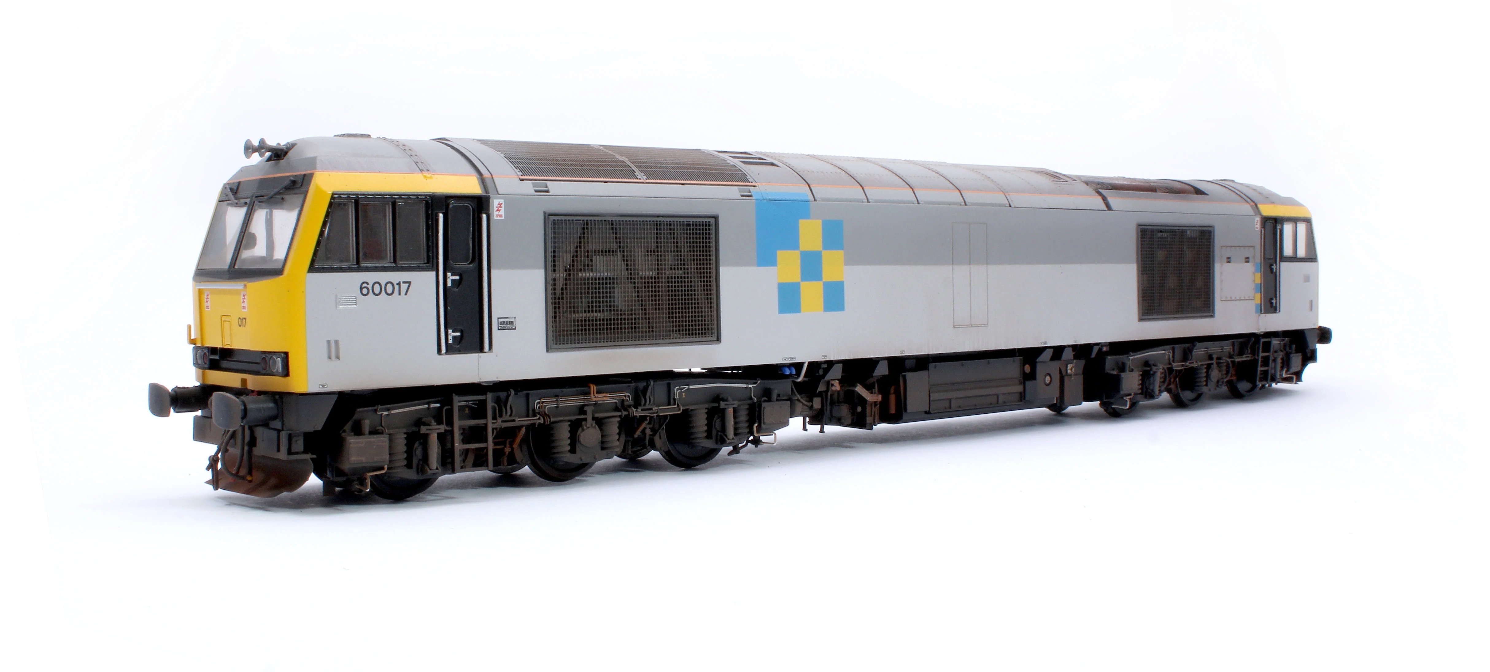 CM-60017-TGCN-SOUNDW Highly Detailed Premium Weathered Class 60 017 “Arenig Fawr” Triple Grey Construction Diesel Electric Locomotive - DCC Sound