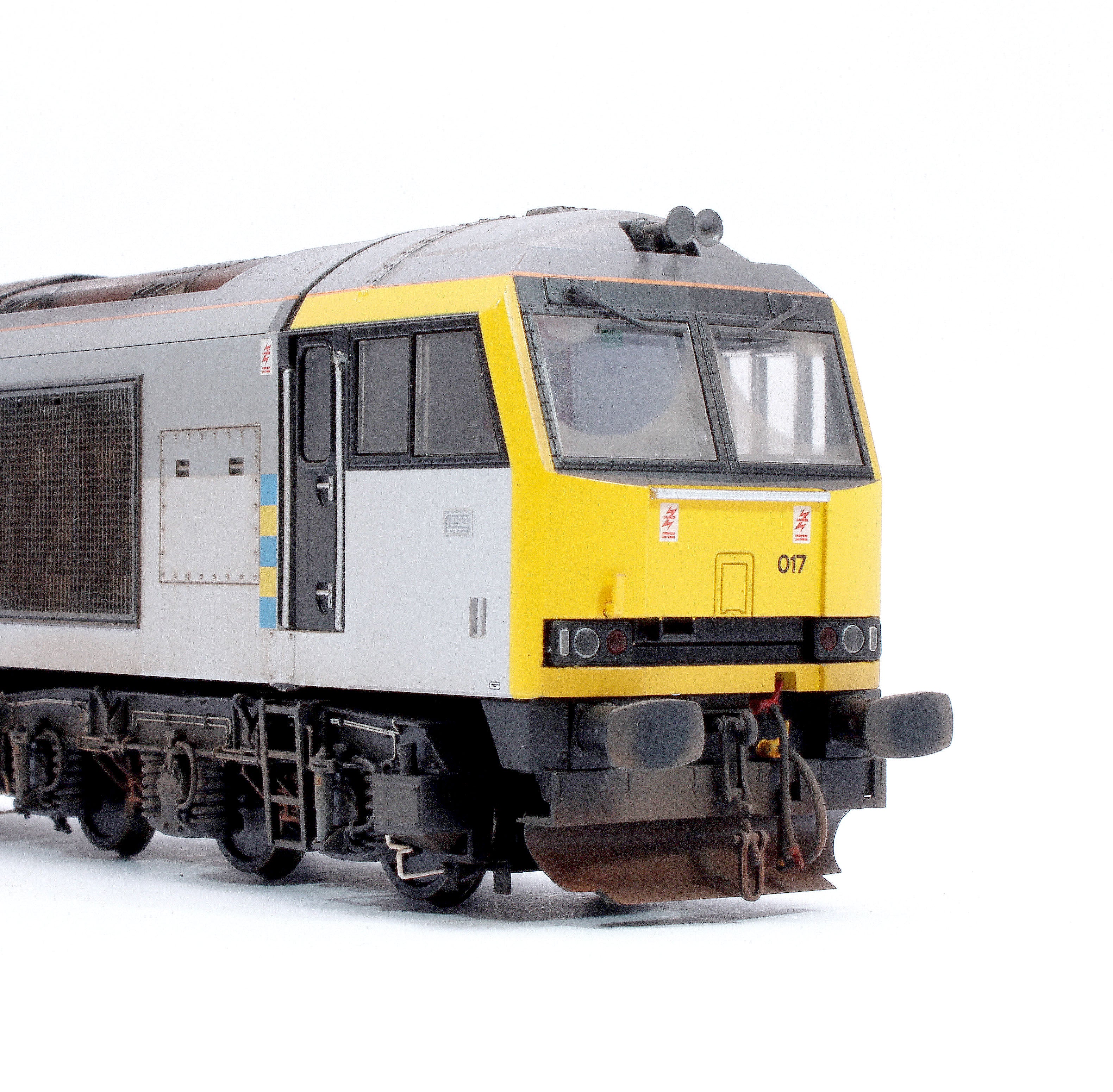CM-60017-TGCN-SOUNDW Highly Detailed Premium Weathered Class 60 017 “Arenig Fawr” Triple Grey Construction Diesel Electric Locomotive - DCC Sound - Image 9