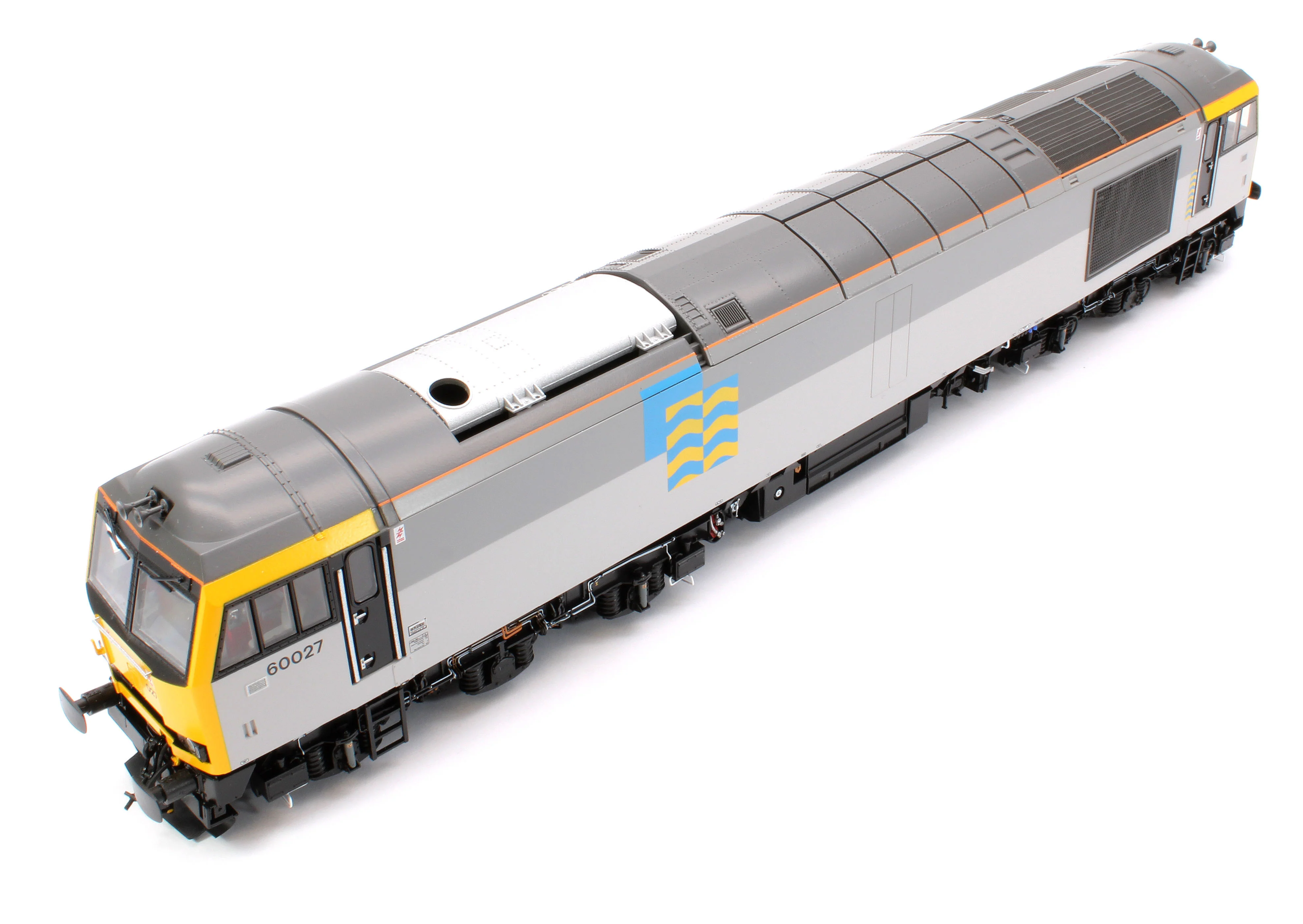 CM-60027-TGP Class 60 027 “Joseph Banks” Triple Grey Petroleum Diesel Electric Locomotive - Image 8