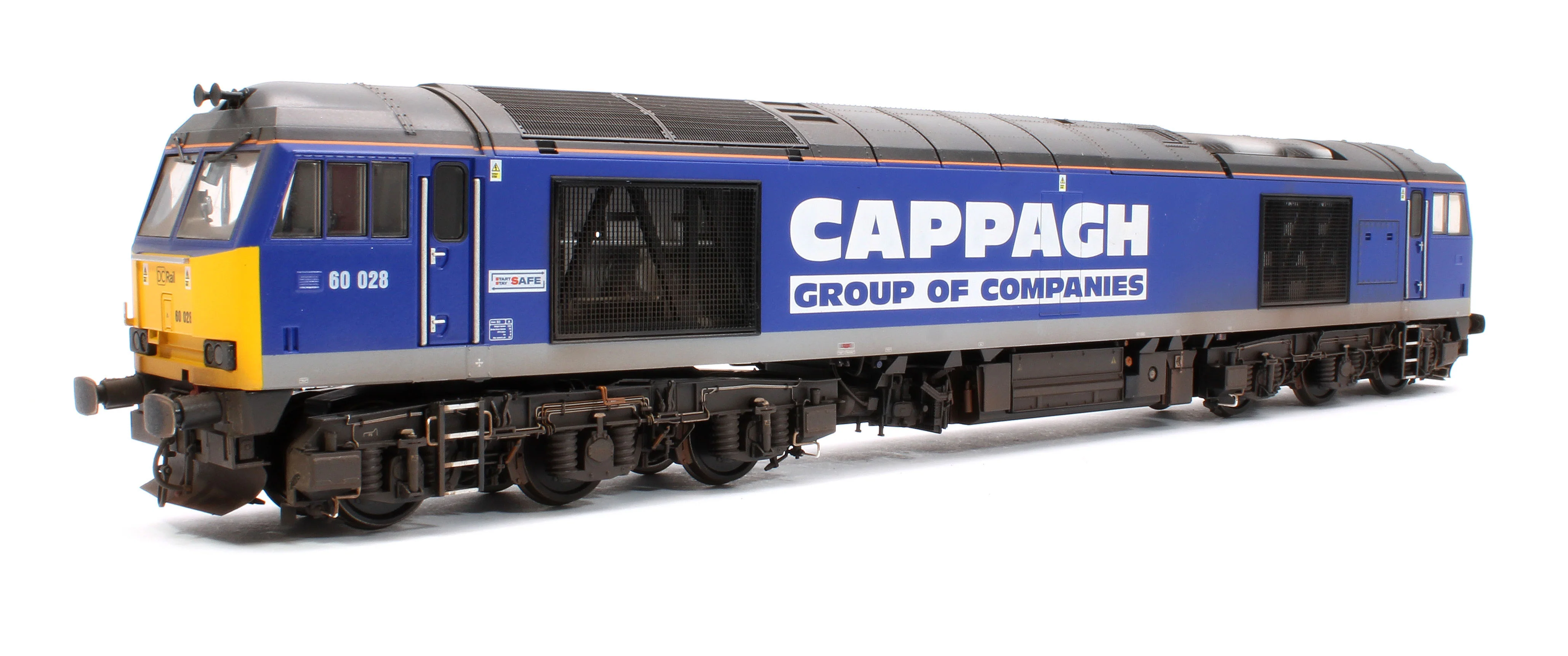 CM-60028-CB-SOUNDW Highly Detailed Premium Weathered Class 60 028 Cappagh Blue Diesel Electric Locomotive - DCC Sound