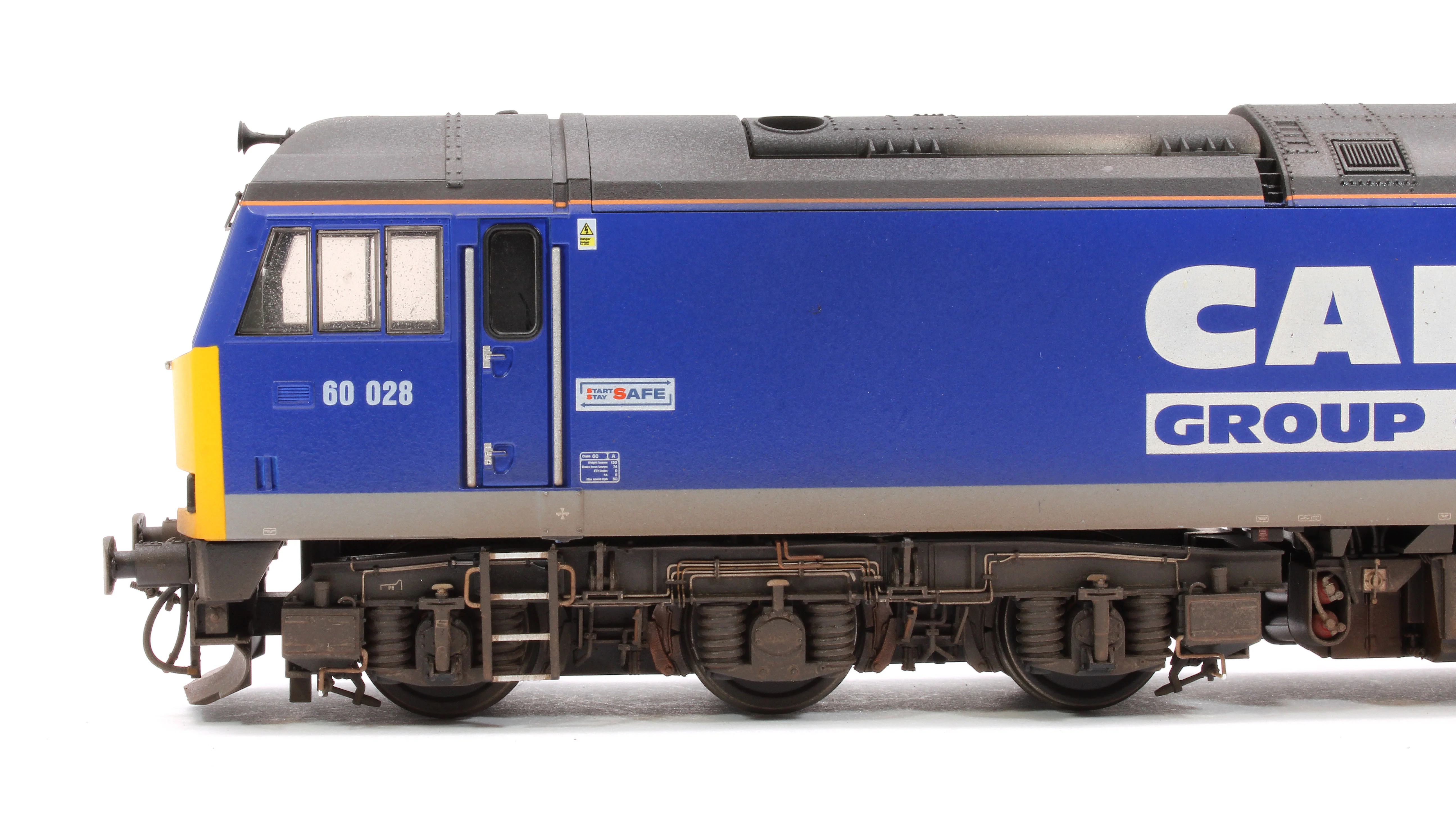 CM-60028-CBW Highly Detailed Premium Weathered Class 60 028 Cappagh Blue Diesel Electric Locomotive - Image 6