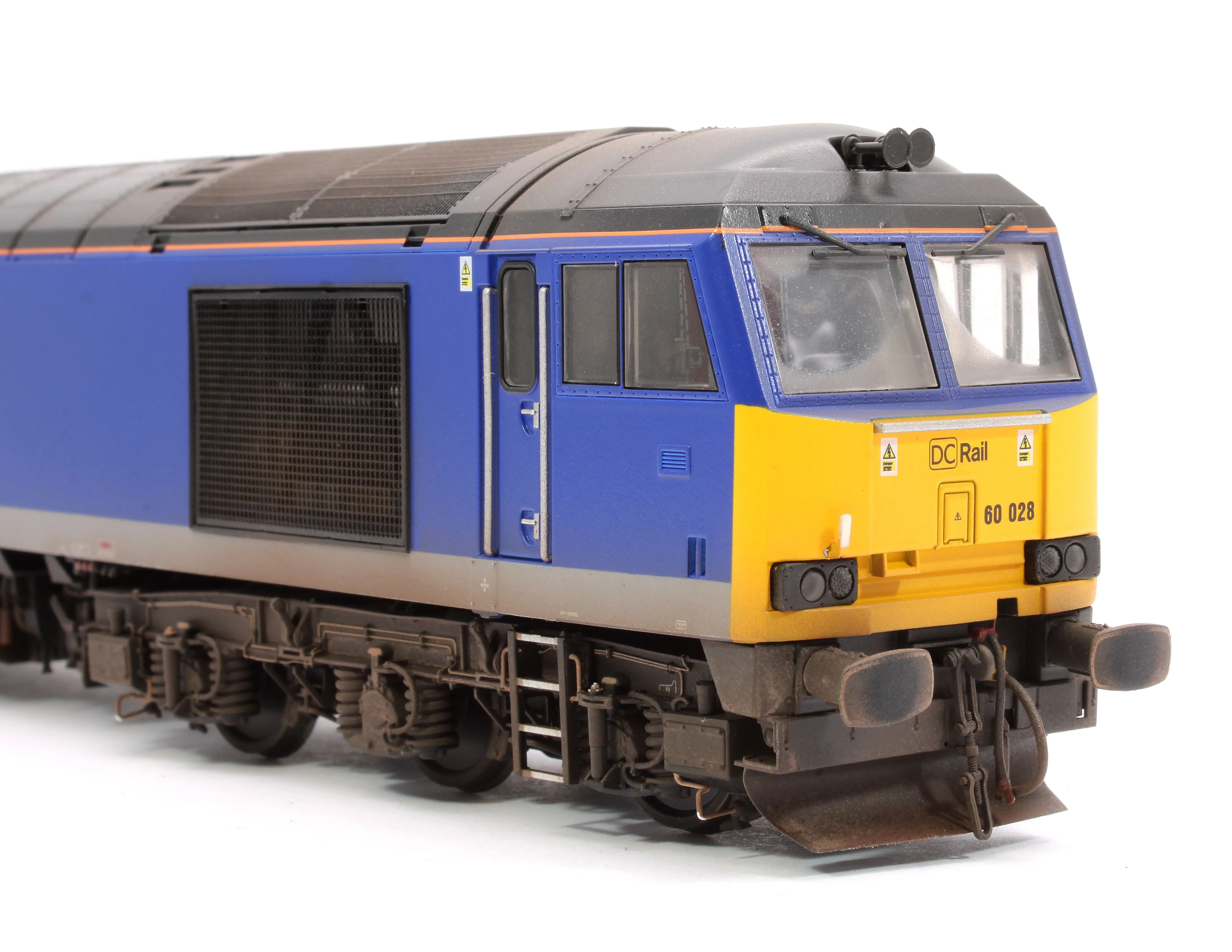 CM-60028-CBW Highly Detailed Premium Weathered Class 60 028 Cappagh Blue Diesel Electric Locomotive - Image 9