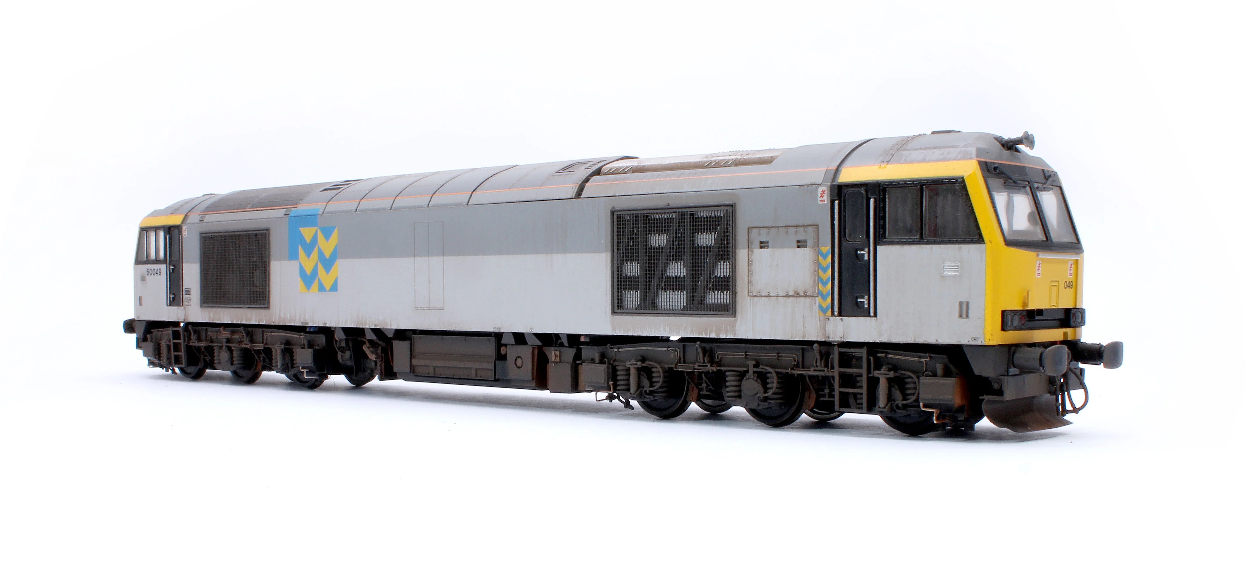 CM-60049-TGM-SOUNDW Highly Detailed Premium Weathered Class 60 049 “Scafell” Triple Grey Metals Diesel Electric Locomotive - DCC Sound - Image 4