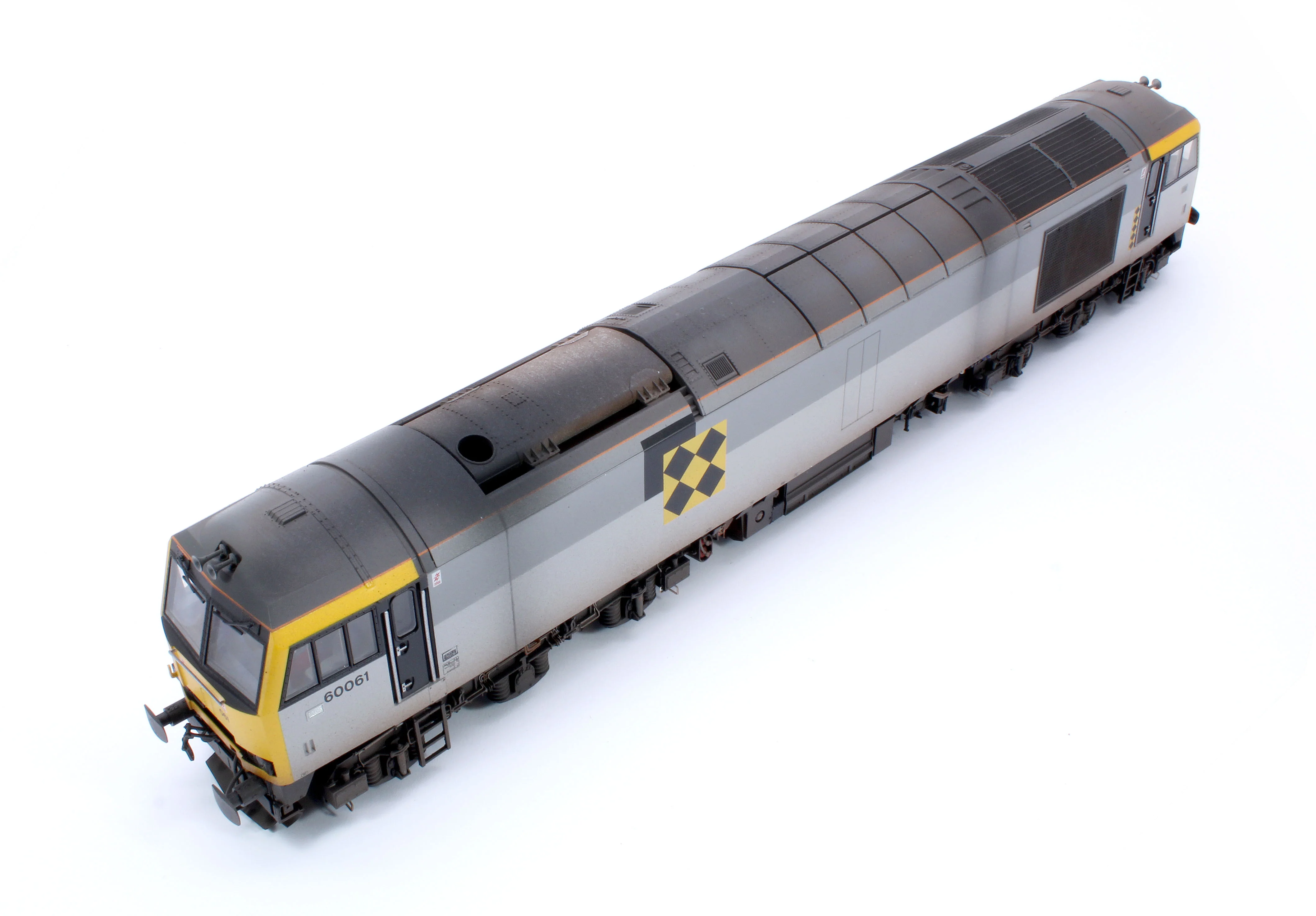 CM-60061-TGCLW Highly Detailed Premium Weathered Class 60 061 “Alexander Graham Bell” Triple Grey Coal Diesel Electric Locomotive - Image 10