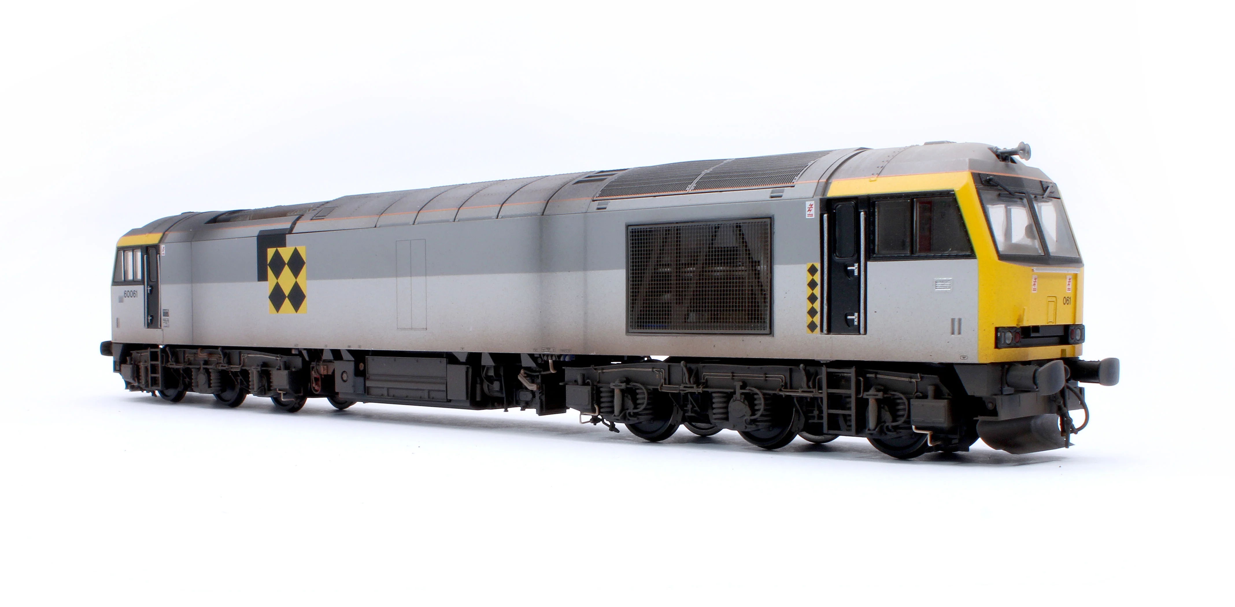 CM-60061-TGCLW Highly Detailed Premium Weathered Class 60 061 “Alexander Graham Bell” Triple Grey Coal Diesel Electric Locomotive - Image 2