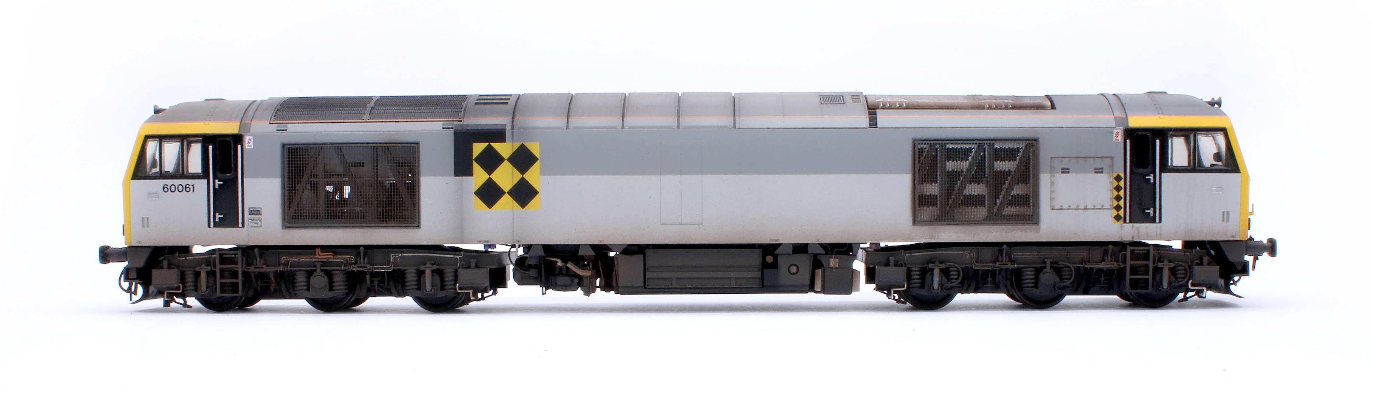 CM-60061-TGCLW Highly Detailed Premium Weathered Class 60 061 “Alexander Graham Bell” Triple Grey Coal Diesel Electric Locomotive - Image 5