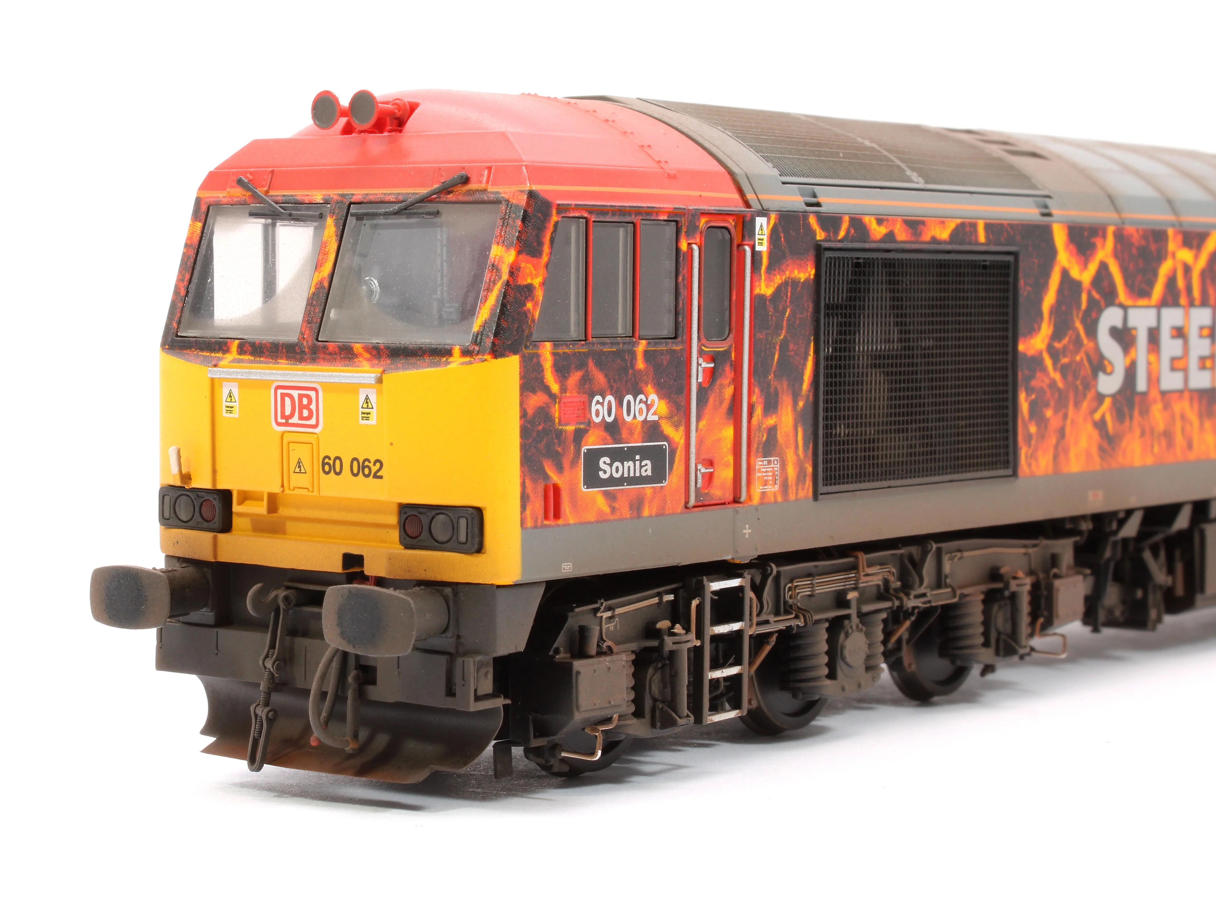 CM-60062-DBCS SFW Highly Detailed Premium Weathered Class 60 062 DB Cargo UK “Steel on Steel - Sonia” Diesel Electric Locomotive - DCC Sound - Image 9