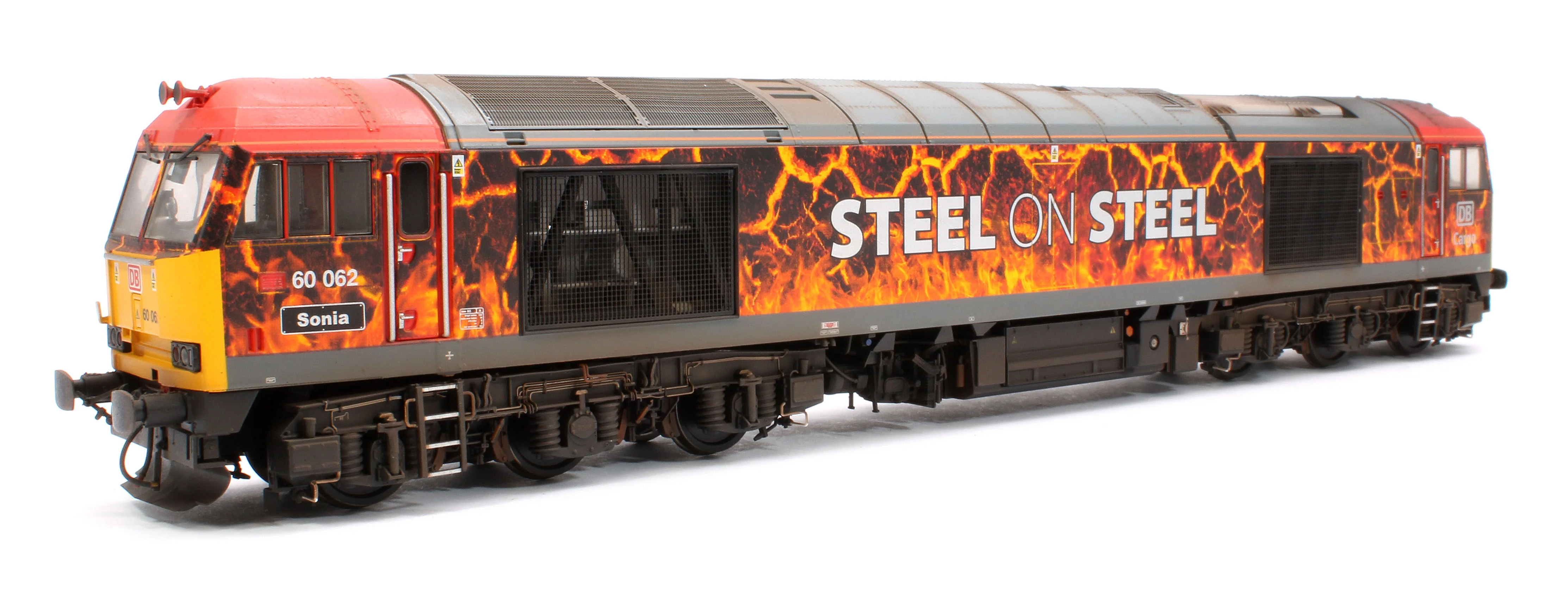 CM-60062-DBCSW Highly Detailed Premium Weathered Class 60 062 DB Cargo UK “Steel on Steel - Sonia” Diesel Electric Locomotive