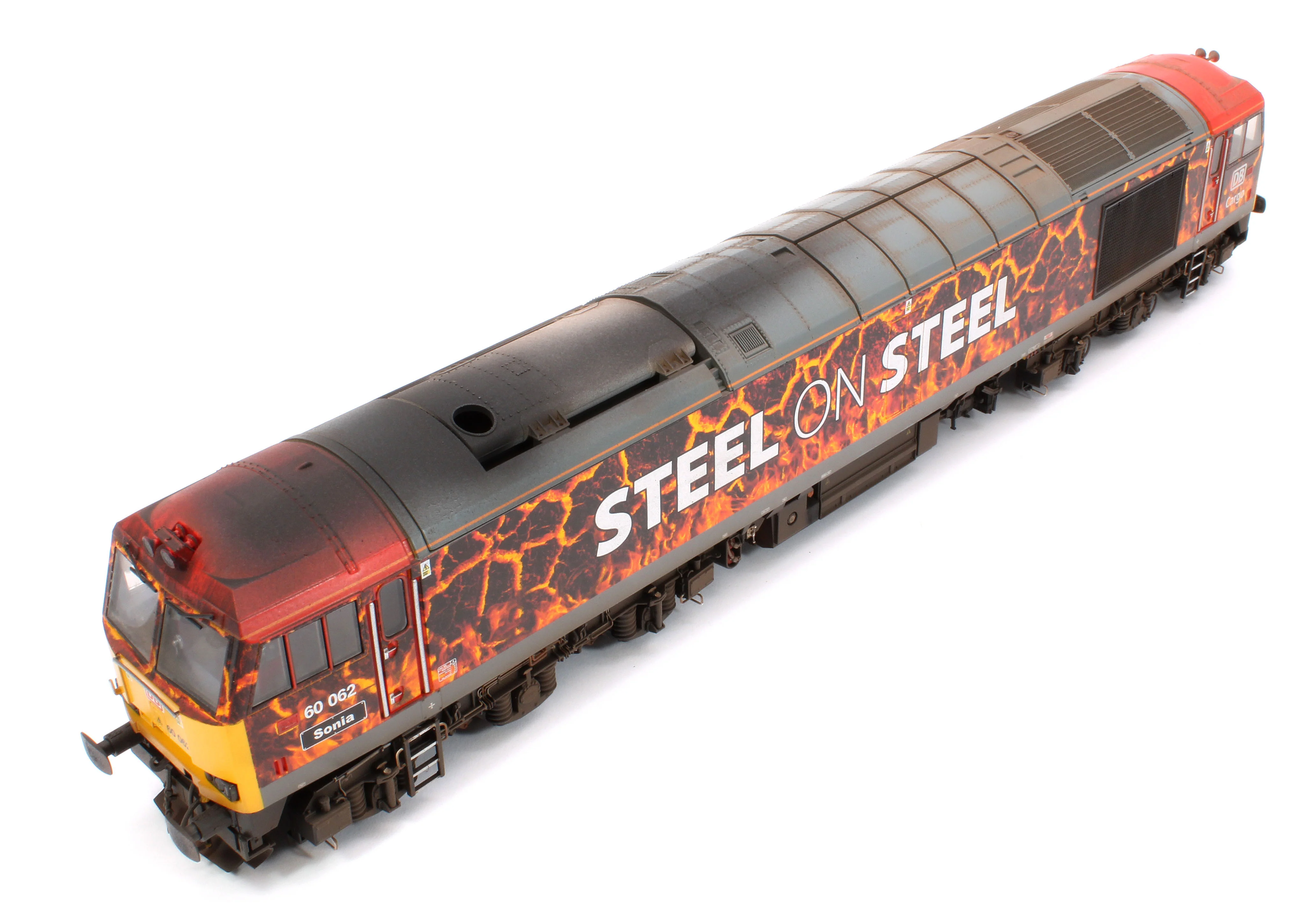 CM-60062-DBCSW Highly Detailed Premium Weathered Class 60 062 DB Cargo UK “Steel on Steel - Sonia” Diesel Electric Locomotive - Image 11