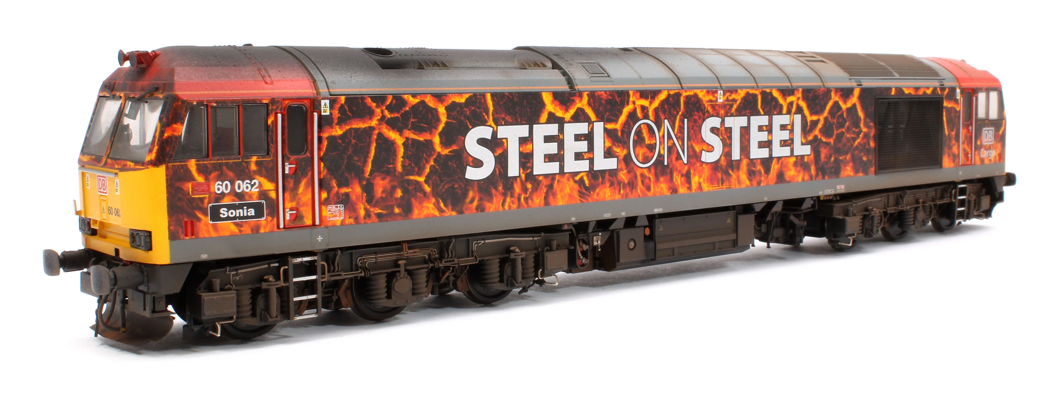 CM-60062-DBCSW Highly Detailed Premium Weathered Class 60 062 DB Cargo UK “Steel on Steel - Sonia” Diesel Electric Locomotive - Image 3