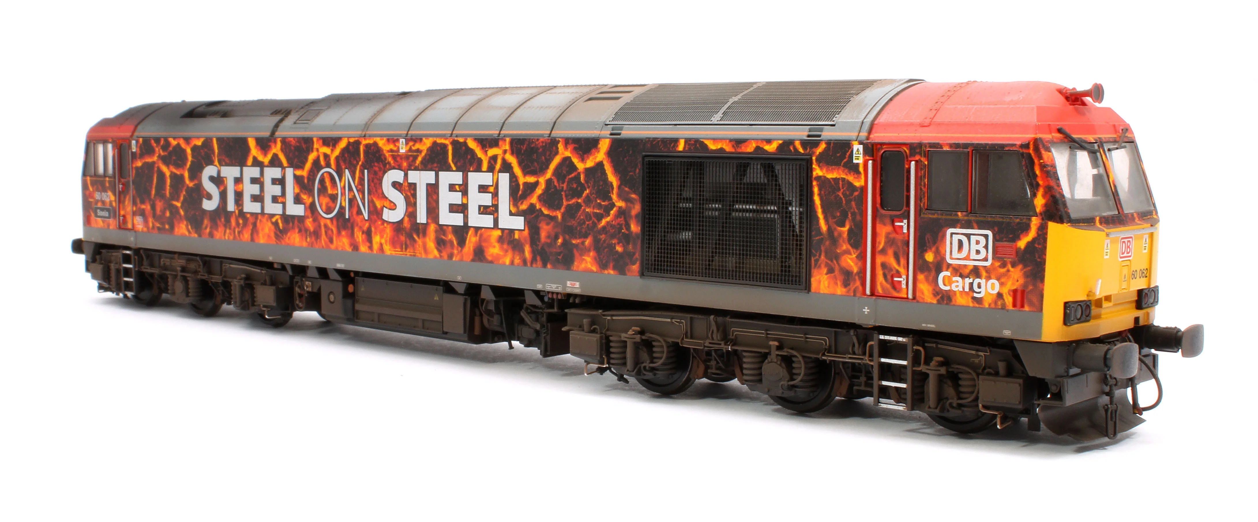 CM-60062-DBCSW Highly Detailed Premium Weathered Class 60 062 DB Cargo UK “Steel on Steel - Sonia” Diesel Electric Locomotive - Image 4