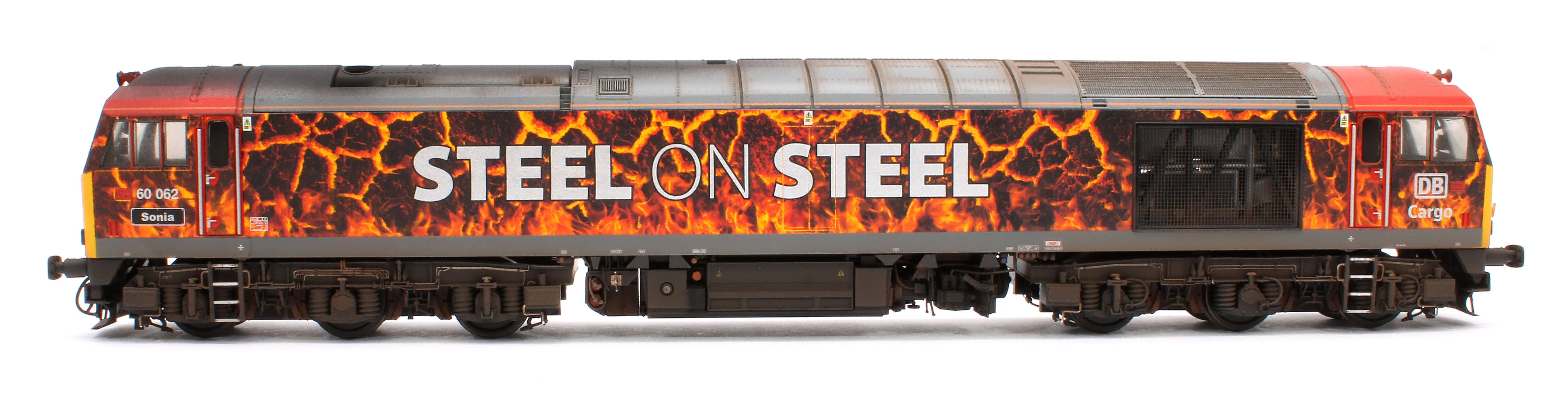 CM-60062-DBCSW Highly Detailed Premium Weathered Class 60 062 DB Cargo UK “Steel on Steel - Sonia” Diesel Electric Locomotive - Image 5