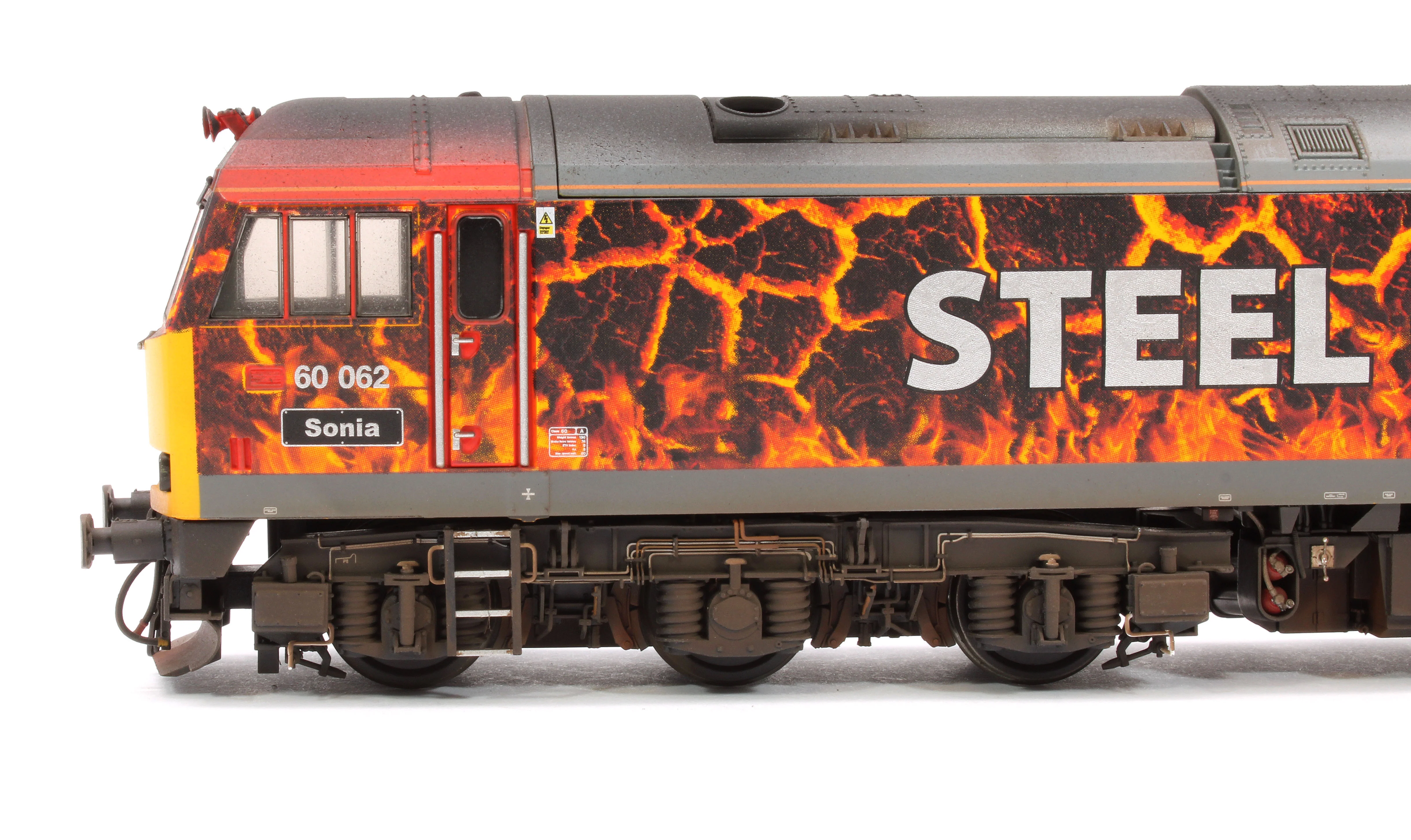 CM-60062-DBCSW Highly Detailed Premium Weathered Class 60 062 DB Cargo UK “Steel on Steel - Sonia” Diesel Electric Locomotive - Image 6