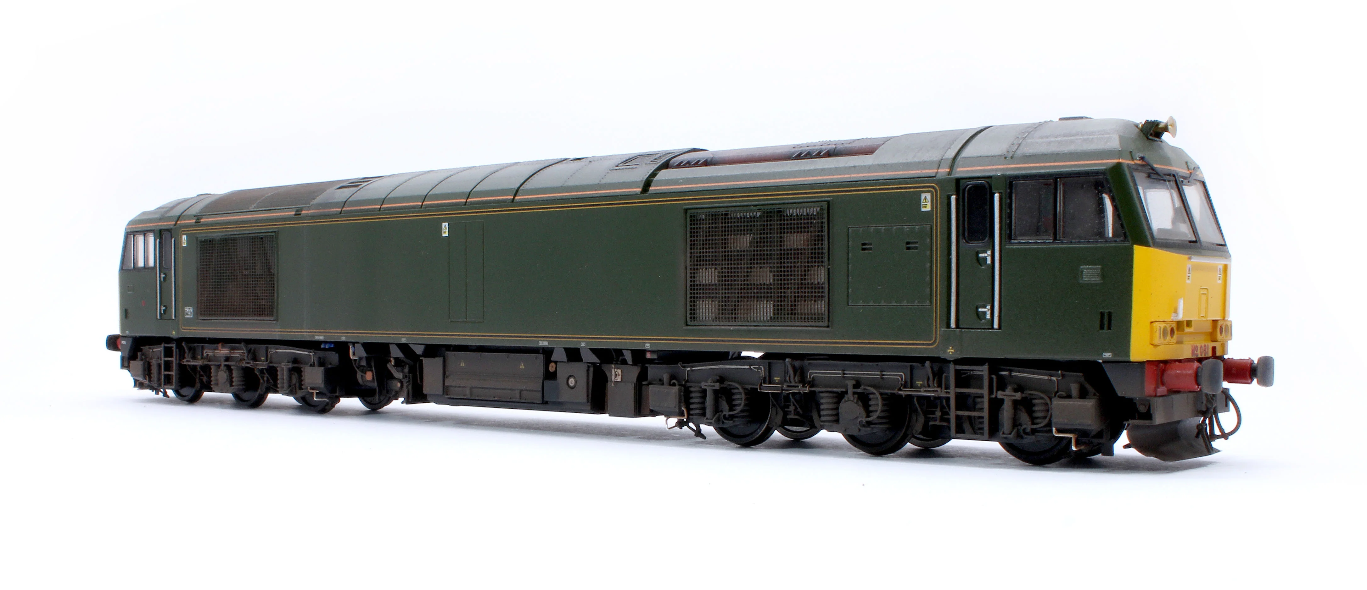 CM-60081-GWR SFW Highly Detailed Premium Weathered Class 60 081 “Isambard Kingdom Brunel” GWR Green Diesel Electric Locomotive - DCC Sound - Image 4