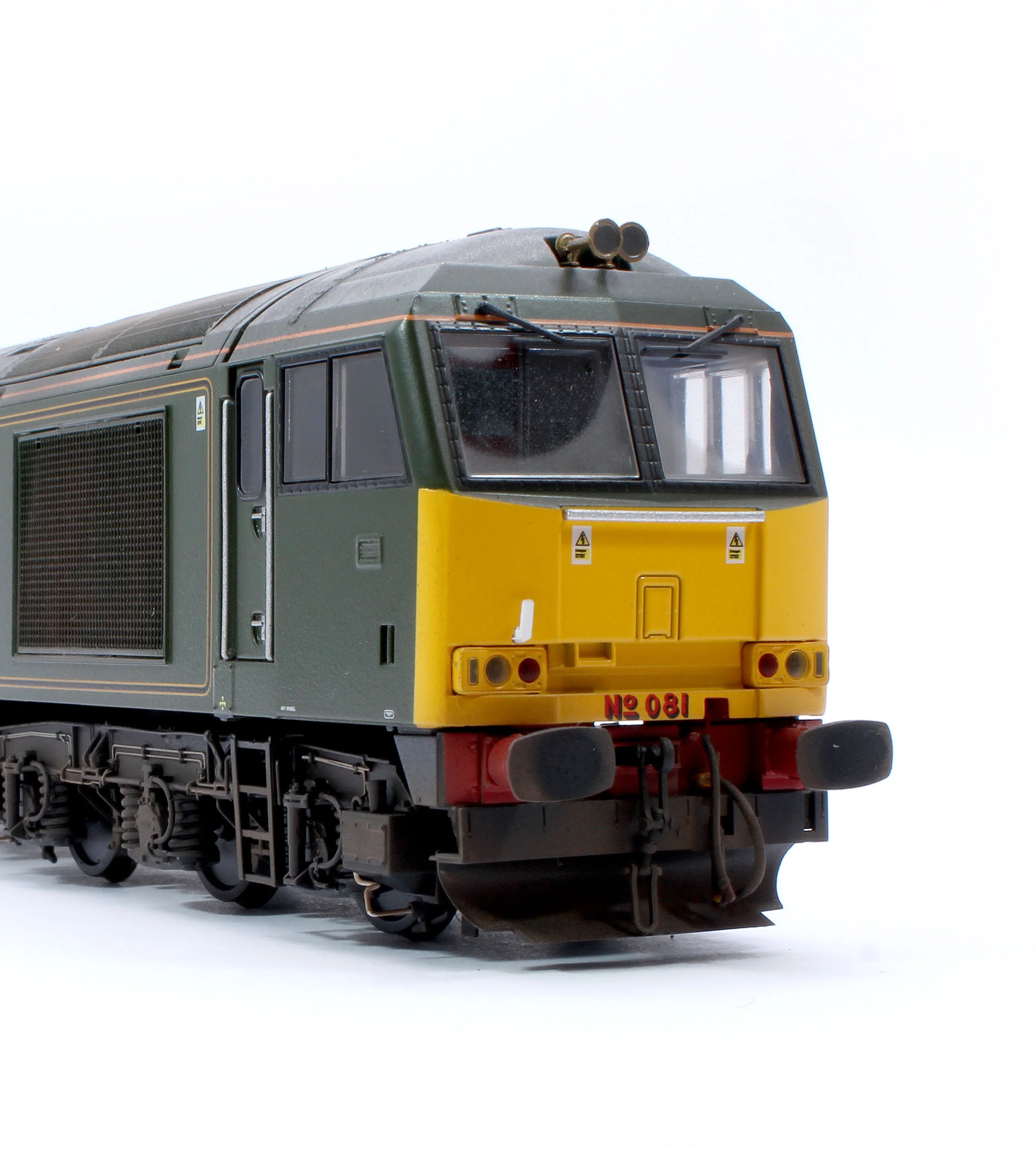CM-60081-GWR SFW Highly Detailed Premium Weathered Class 60 081 “Isambard Kingdom Brunel” GWR Green Diesel Electric Locomotive - DCC Sound - Image 9