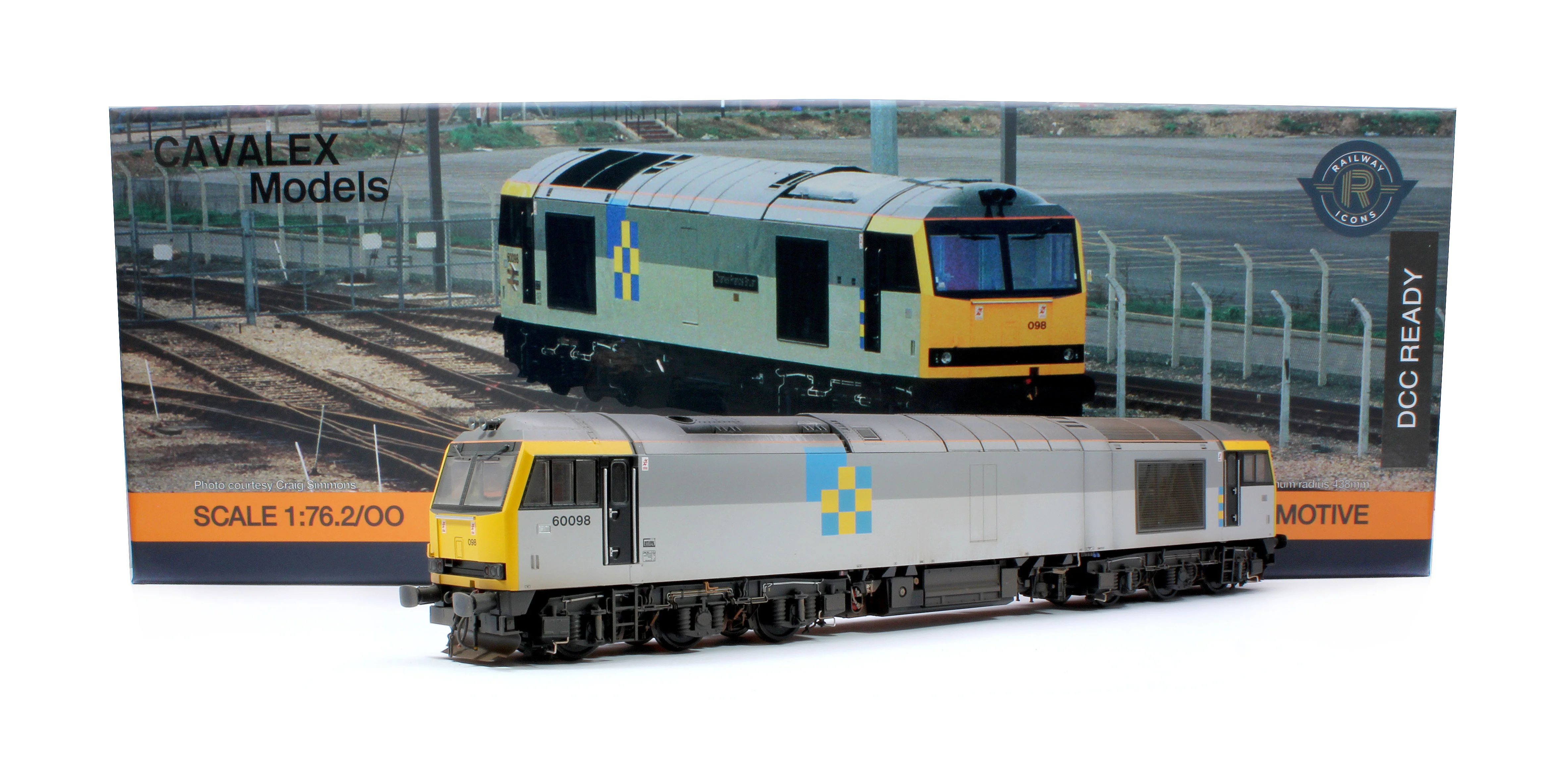 CM-60098-TGCN SFW Highly Detailed Premium Weathered Class 60 098 “Charles Francis Brush” Construction Sector Diesel Electric Locomotive - DCC Sound