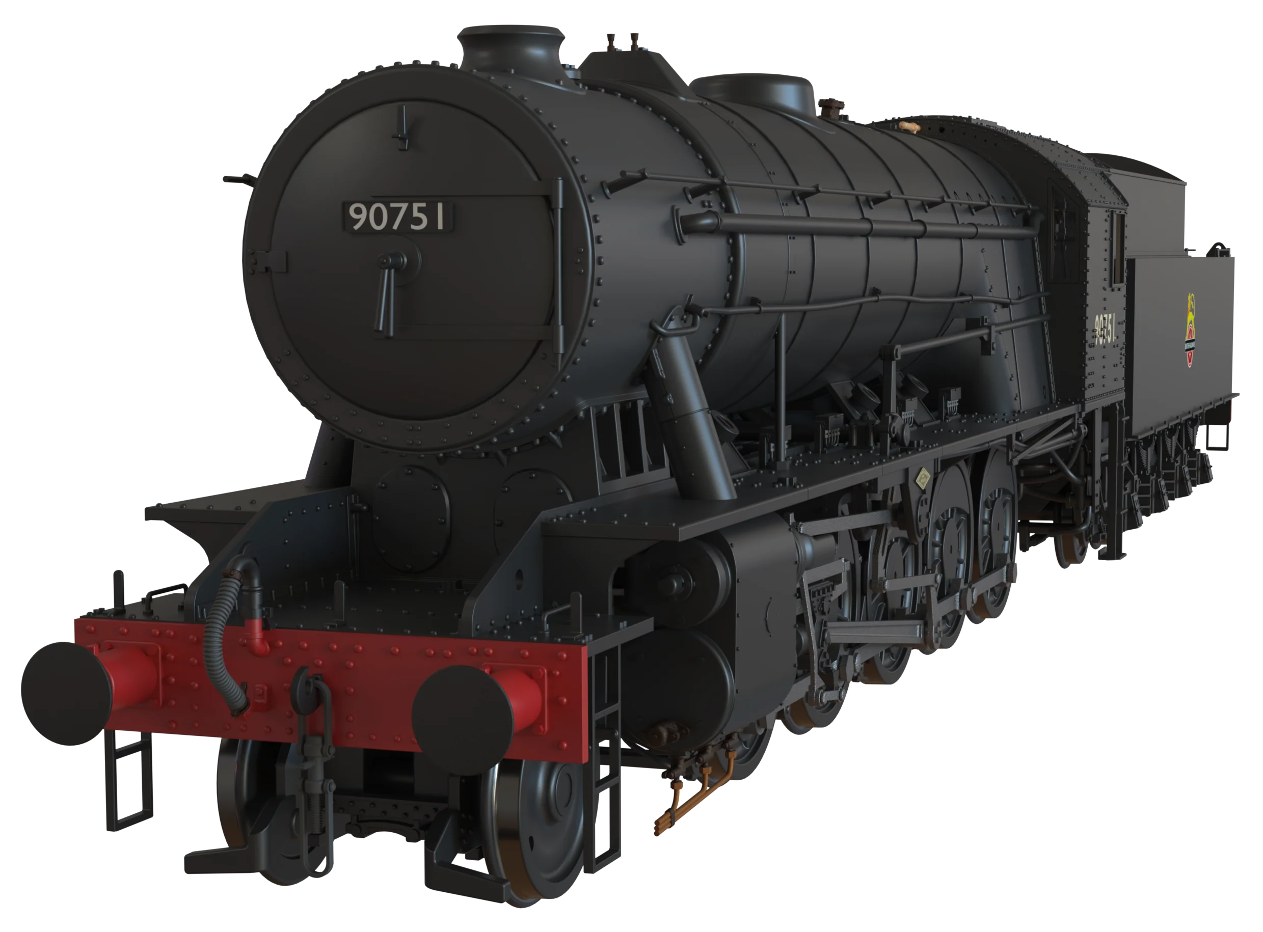C1003 WD Austerity 2-10-0 BR Black Early Crest No.90751 Steam Locomotive - Image 10