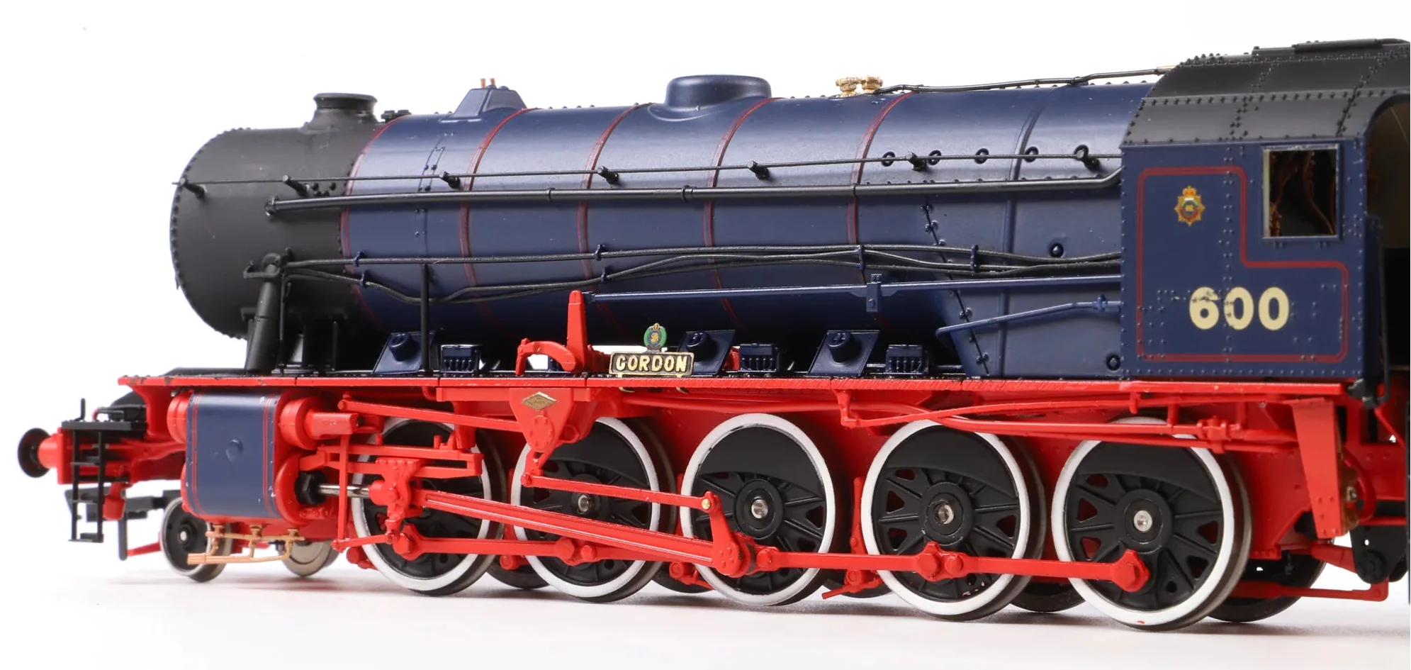 C1001Z WD Austerity 2-10-0 'Gordon' Longmoor Military Railway Blue No.600 Steam Locomotive - Image 6