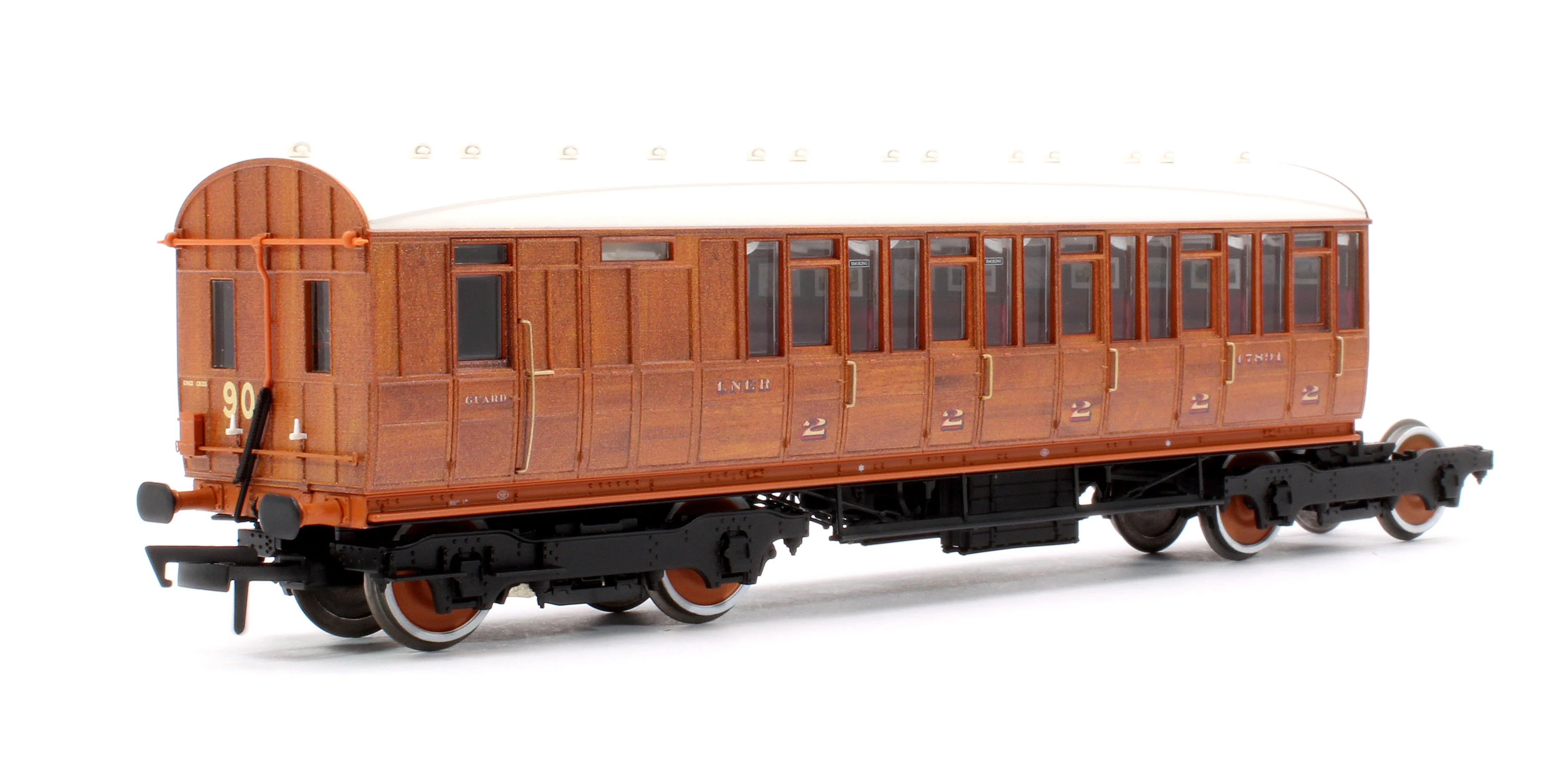 C2000B Quad Art Set No. 90B LNER Teak 4 Coach Pack - Image 3
