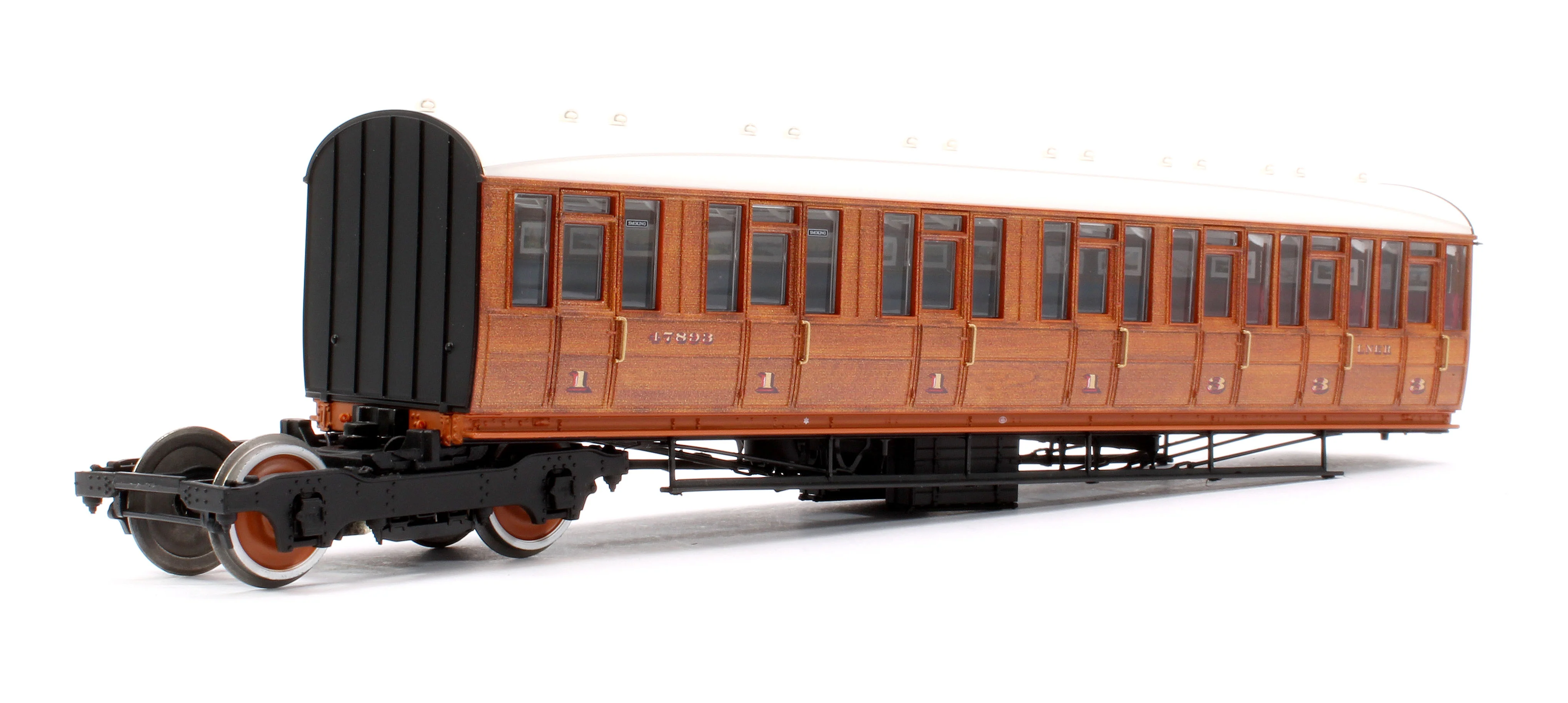 C2000B Quad Art Set No. 90B LNER Teak 4 Coach Pack - Image 7