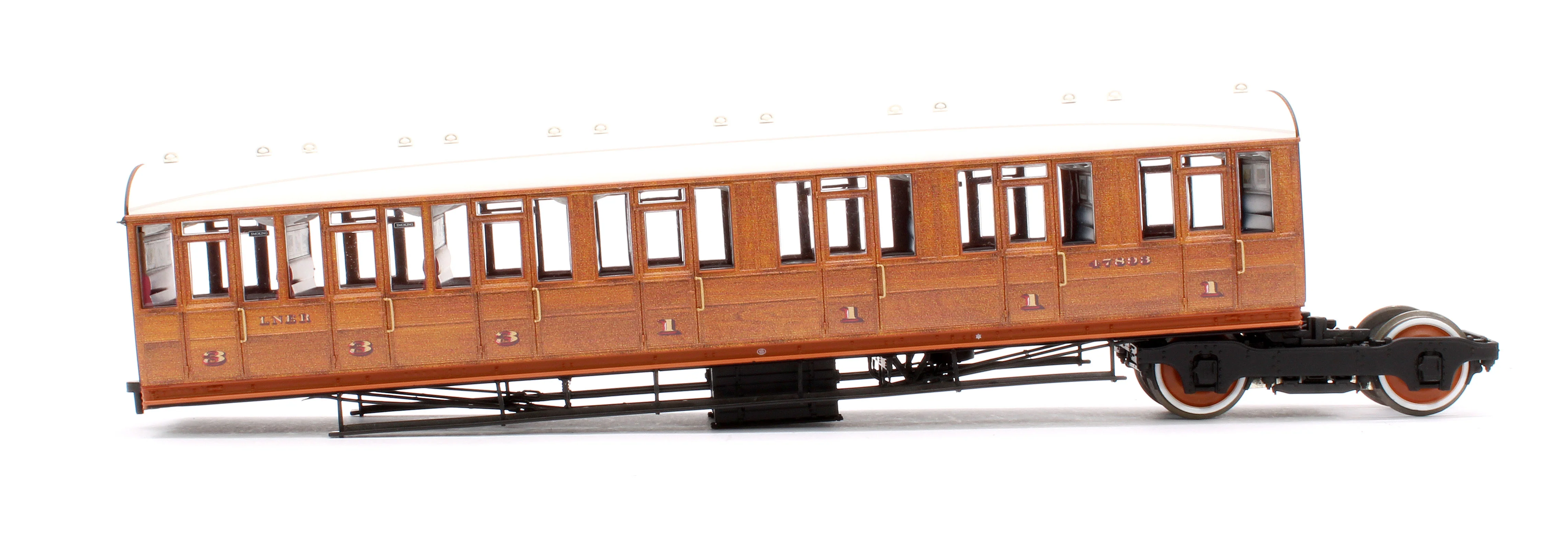 C2000B Quad Art Set No. 90B LNER Teak 4 Coach Pack - Image 8