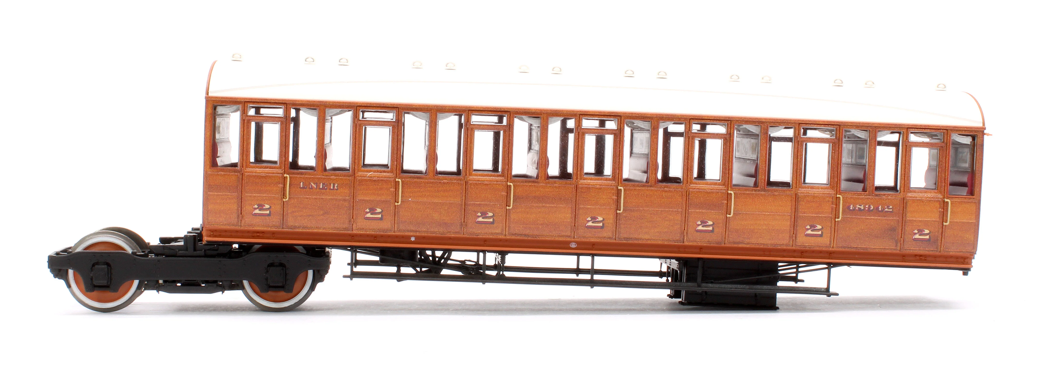 C2001B Quad Art Set No. 74B LNER Teak 4 Coach Pack - Image 6