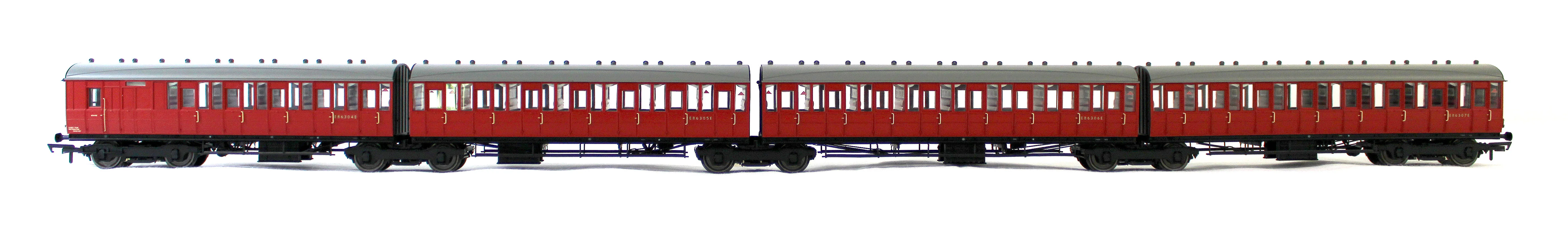 C2002A Quad Art Set No. 84A BR Crimson 4 Coach Pack - Image 2