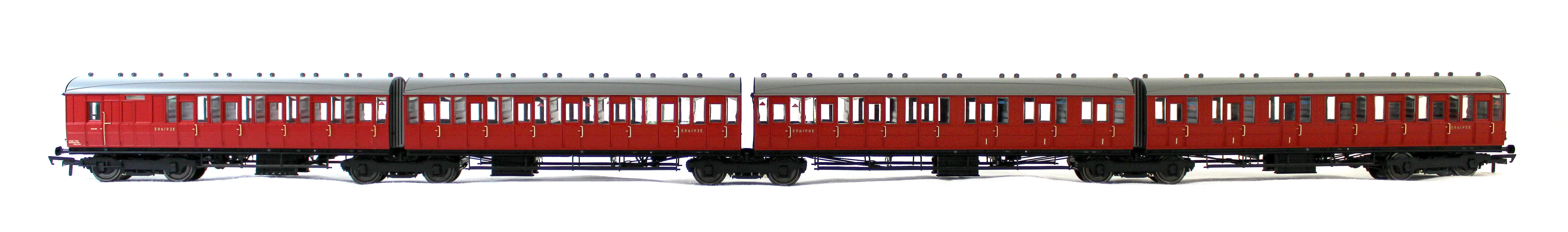 C2002B Quad Art Set No. 84B BR Crimson 4 Coach Pack - Image 2