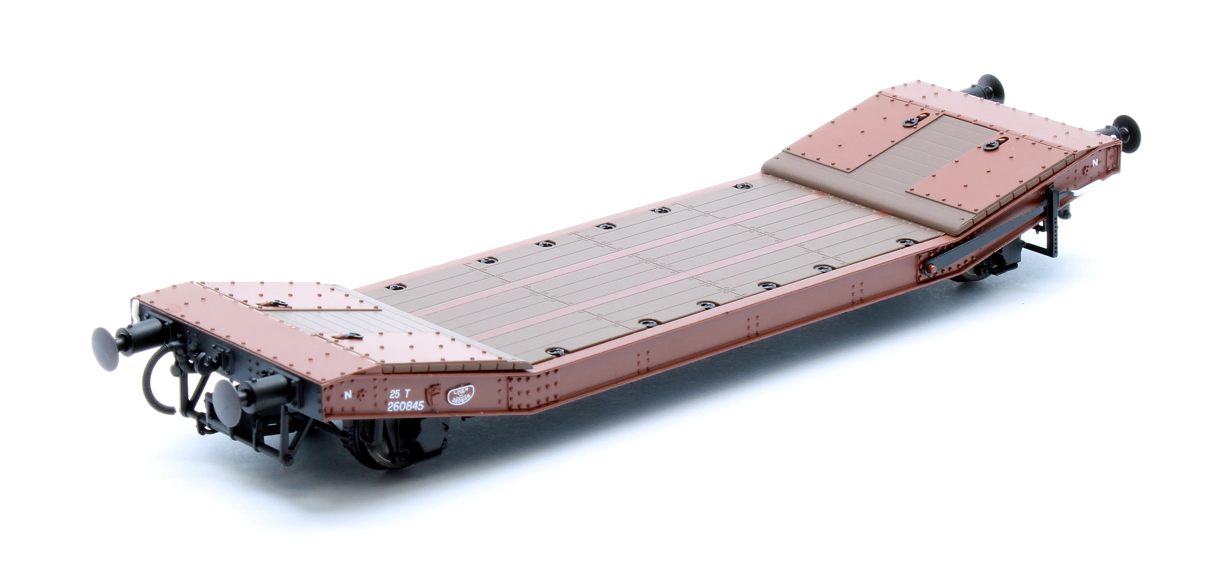 C3001B 25T Lowmac LNER Red Oxide Wagon 260845