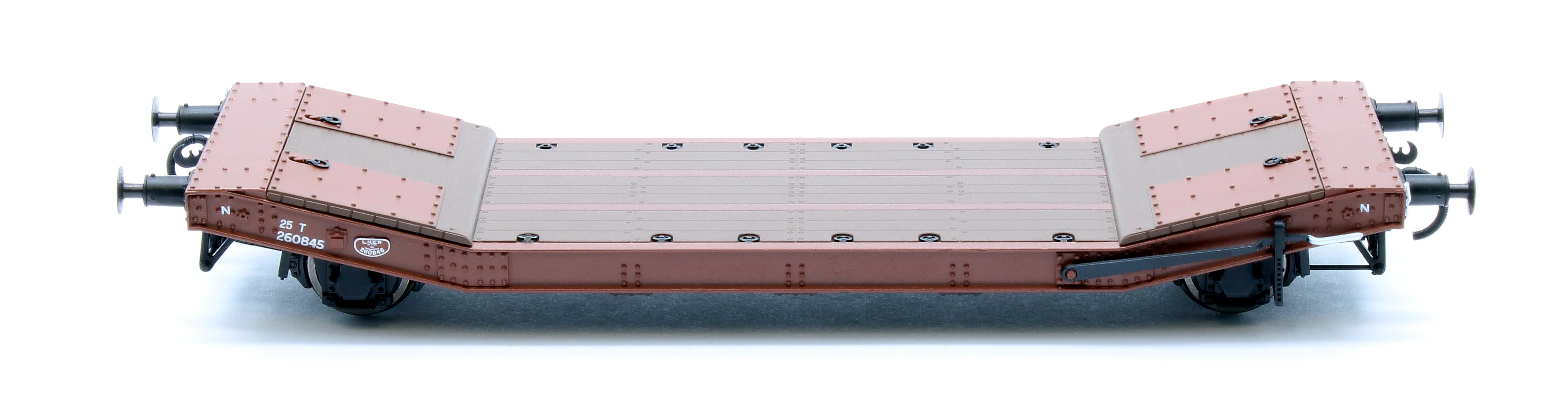 C3001B 25T Lowmac LNER Red Oxide Wagon 260845 - Image 3