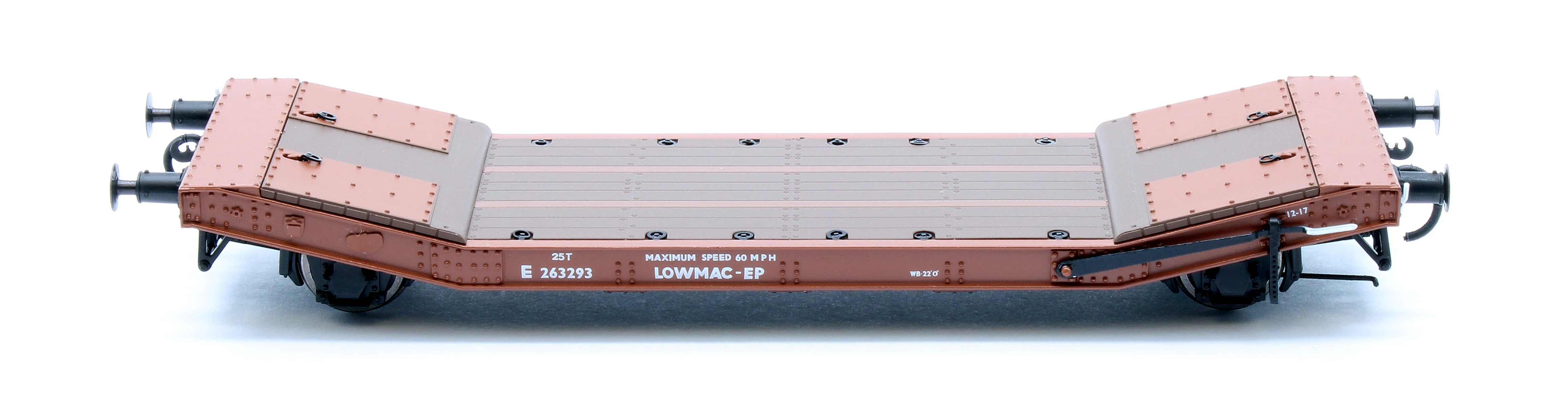 C3003A 25T Lowmac BR Bauxite Wagon E263293 - Image 3