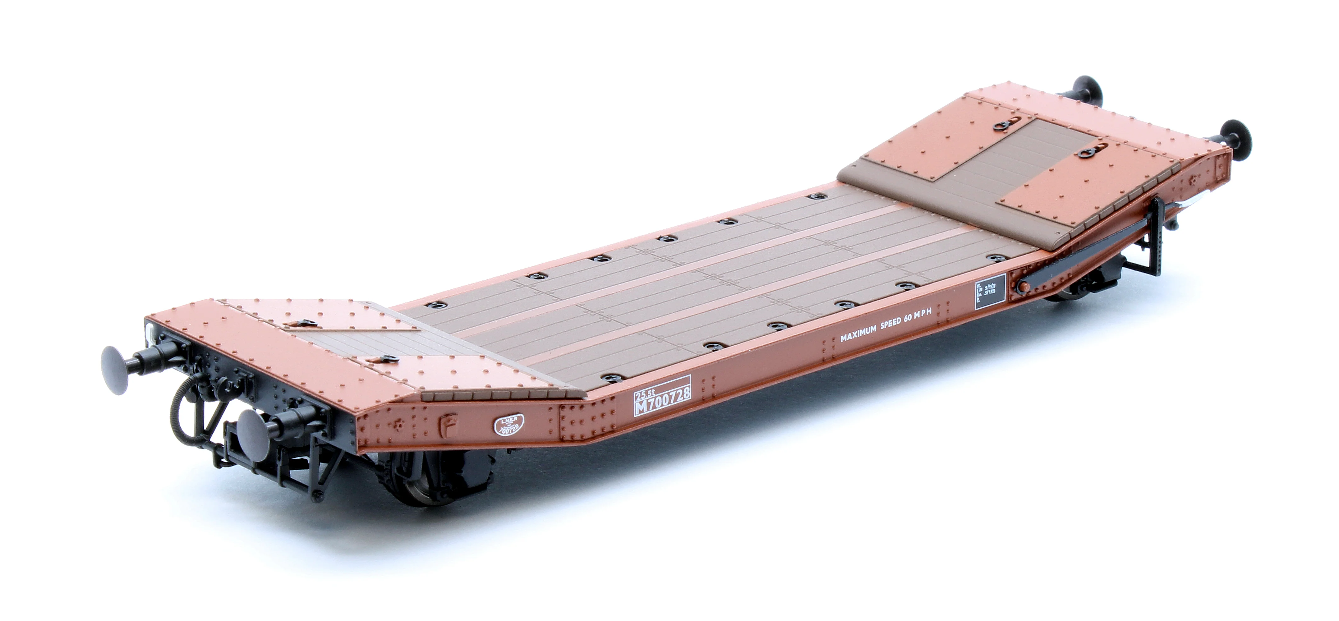 C3004A 25T Lowmac BR Bauxite Preserved Wagon M700728