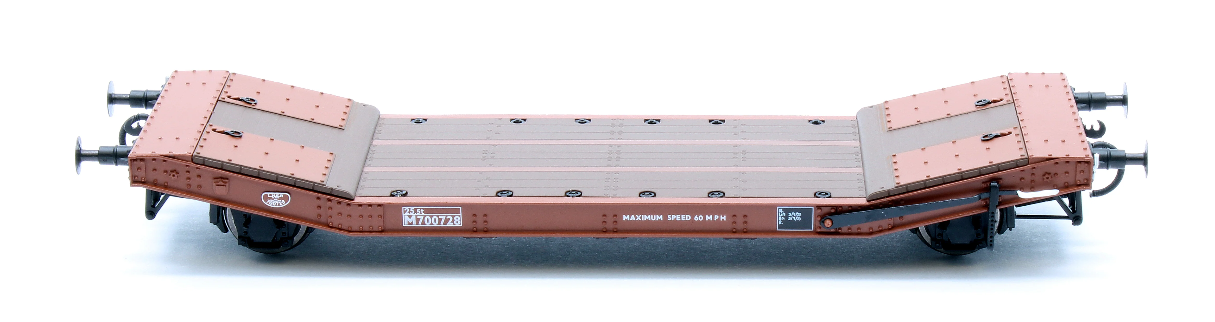 C3004A 25T Lowmac BR Bauxite Preserved Wagon M700728 - Image 3