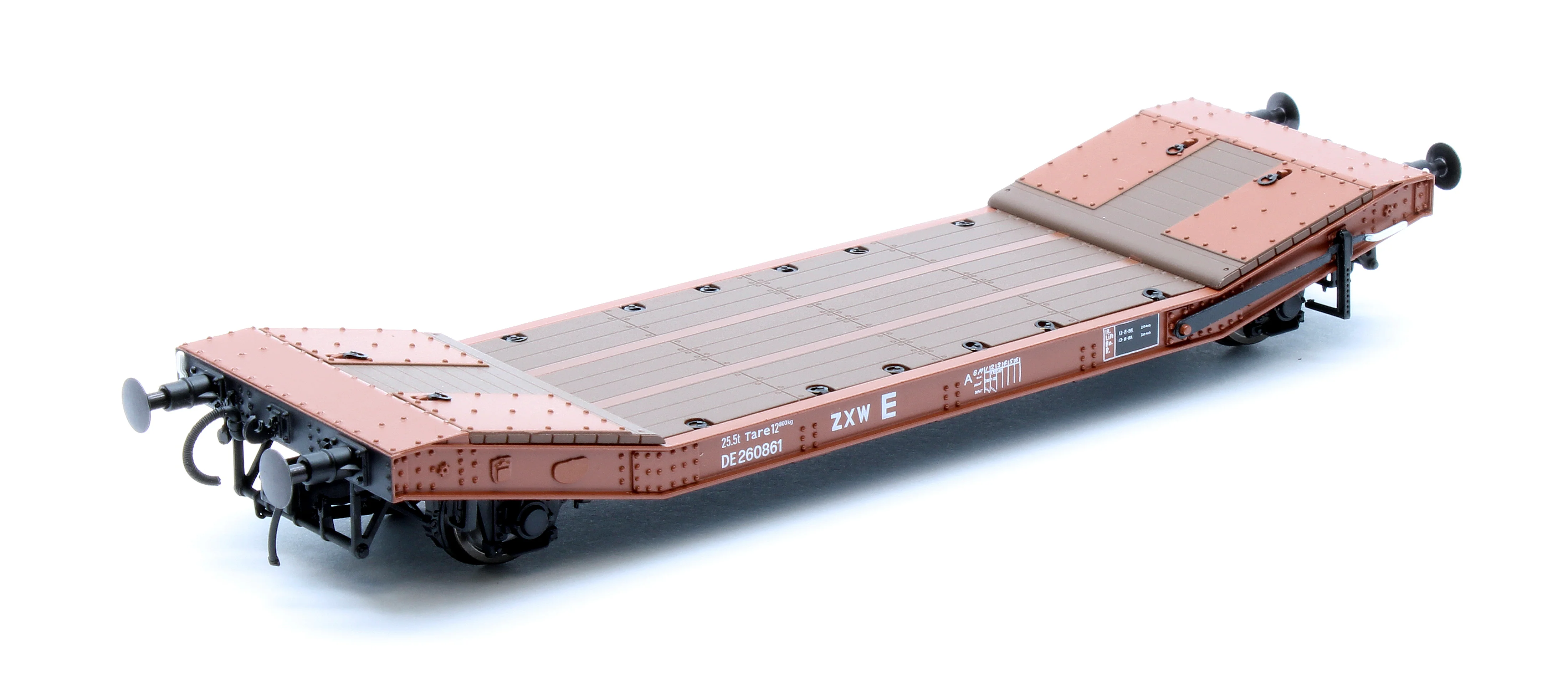 C3005A 25T Lowmac BR Bauxite Preserved Wagon DE260861 - Image 2