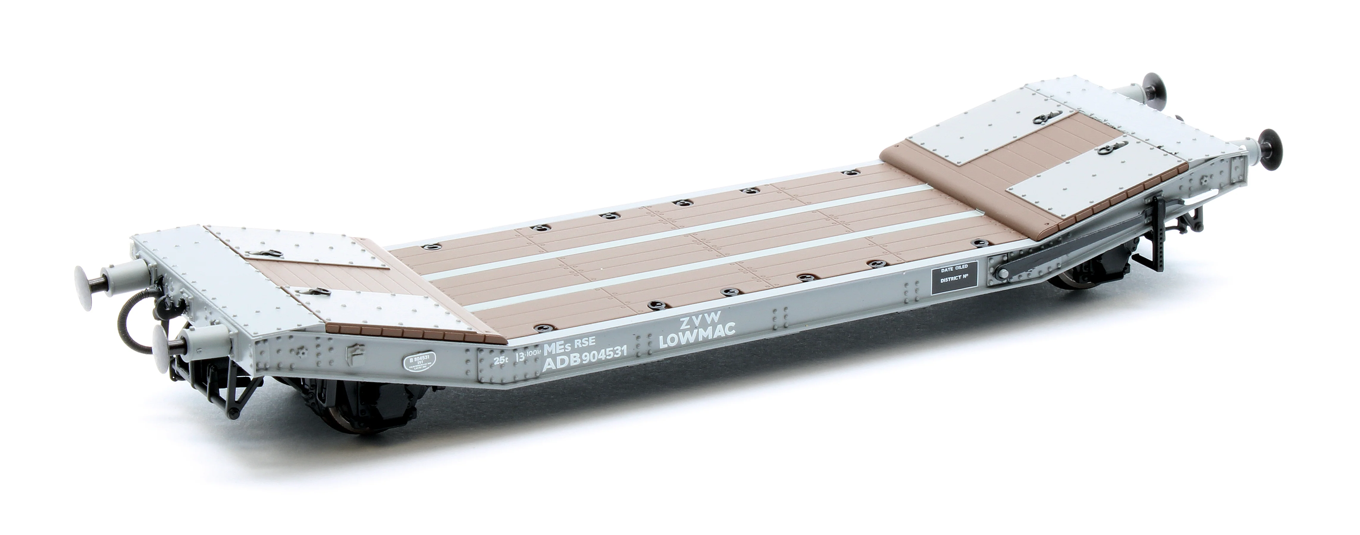 C3008A 25T Lowmac BR Engineers Grey Wagon ADB904531 - Image 2