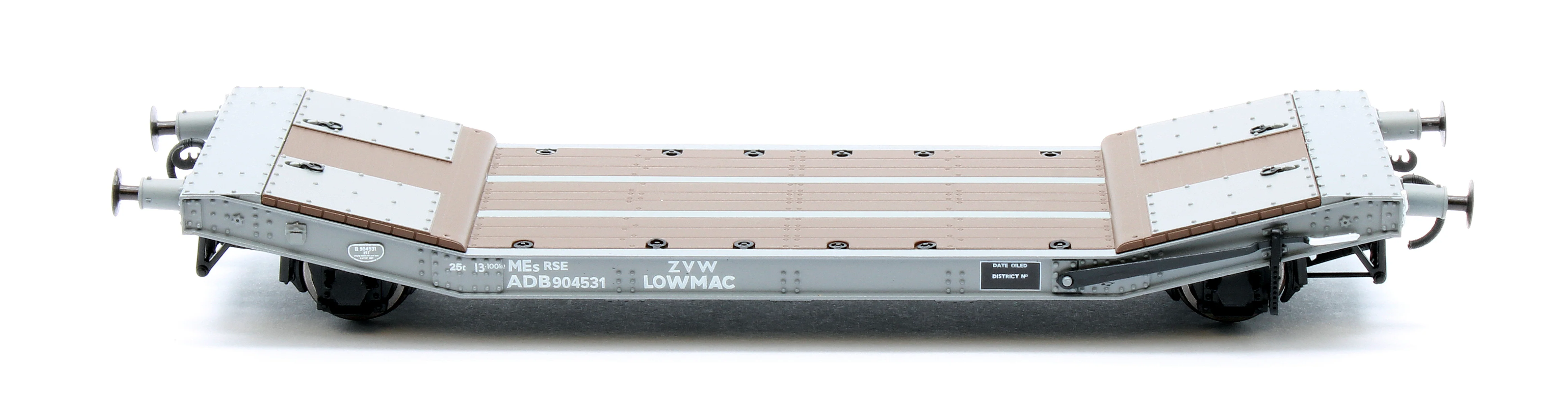 C3008A 25T Lowmac BR Engineers Grey Wagon ADB904531 - Image 3