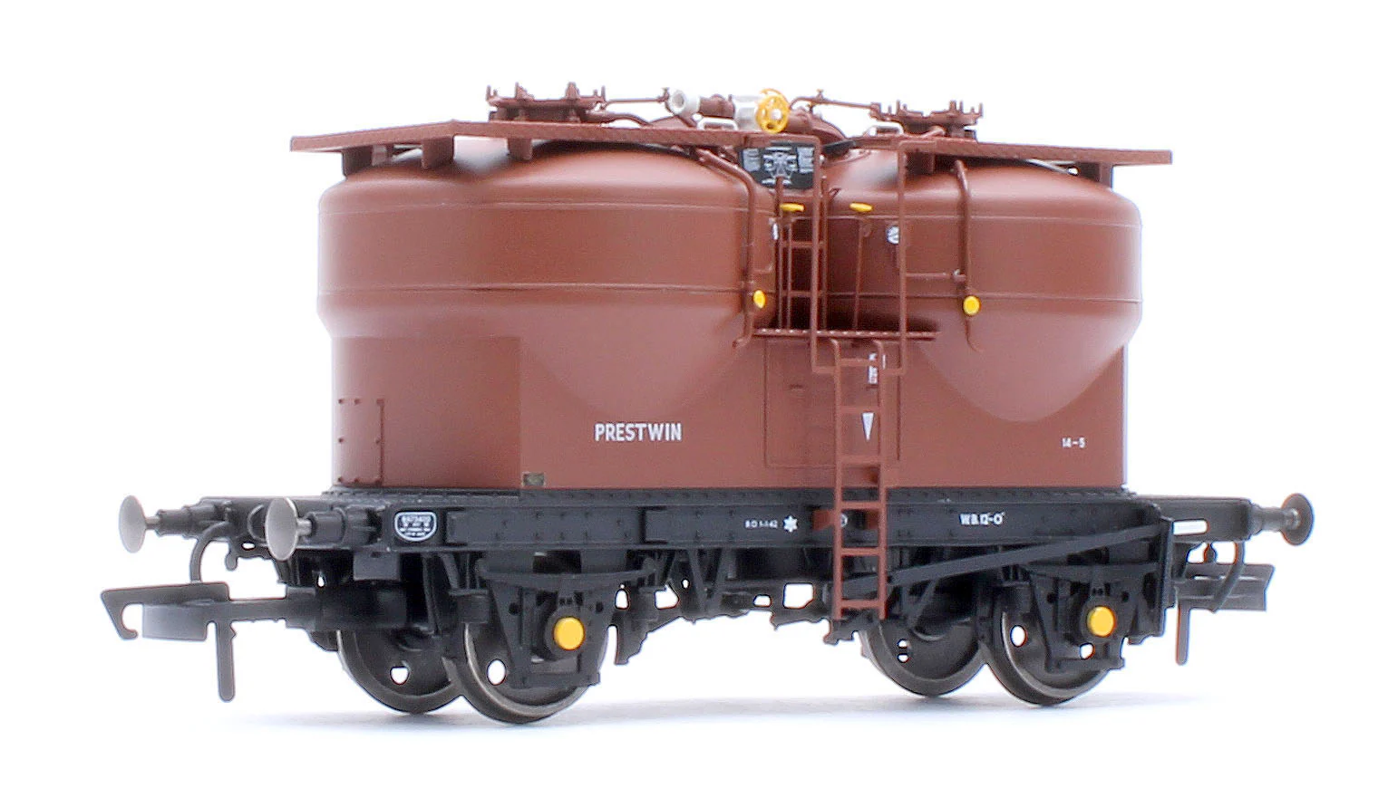 C3041 Set of 3 Prestwin Silo Wagons in BR Bauxite - Pre TOPS - Image 3