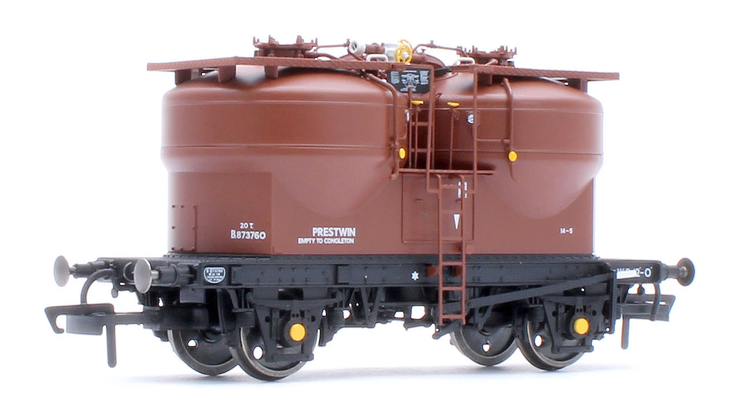 C3041 Set of 3 Prestwin Silo Wagons in BR Bauxite - Pre TOPS - Image 7