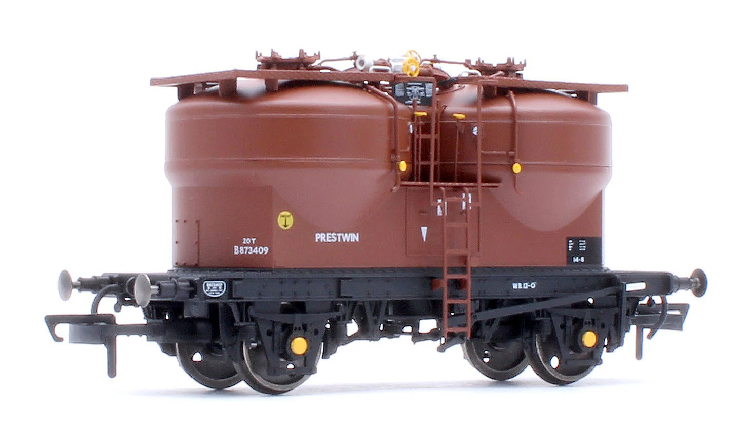 C3041A Set of 3 Prestwin Silo Wagons in BR Bauxite - Pre TOPS - Image 5