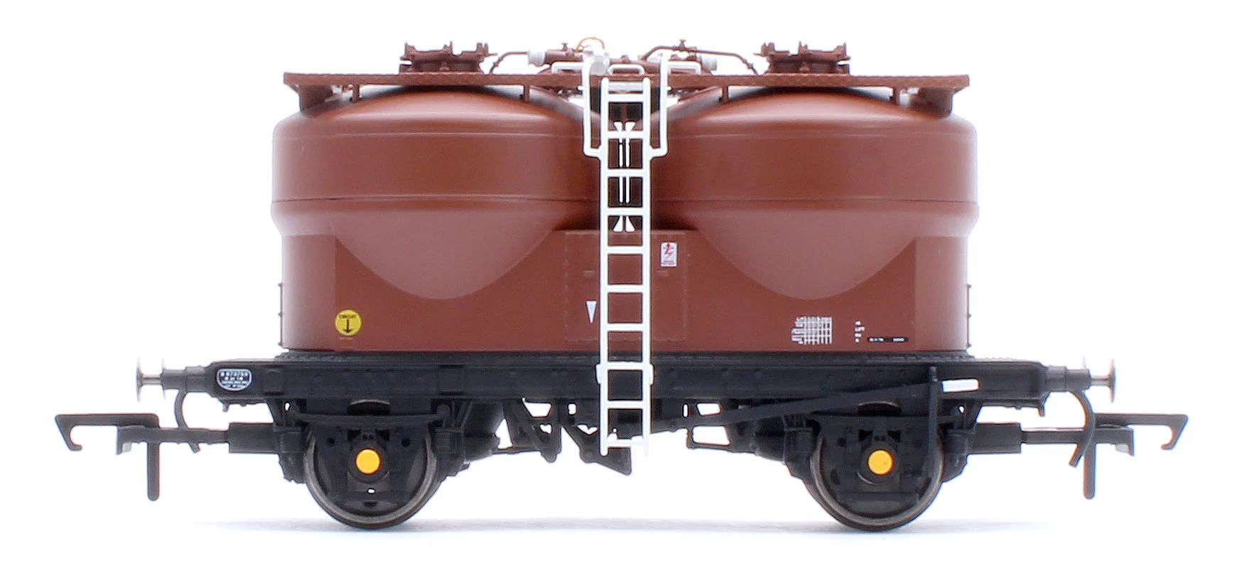 C3042A Set of 3 Prestwin Silo Wagons in BR Bauxite - TOPS - Image 8