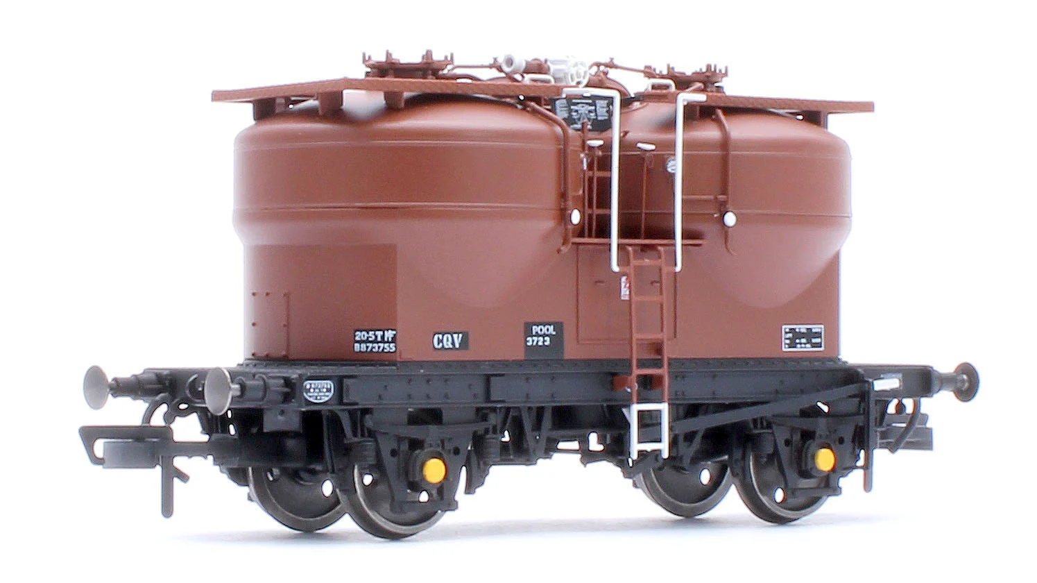 C3042B Set of 3 Prestwin Silo Wagons in BR Bauxite - TOPS - Image 7