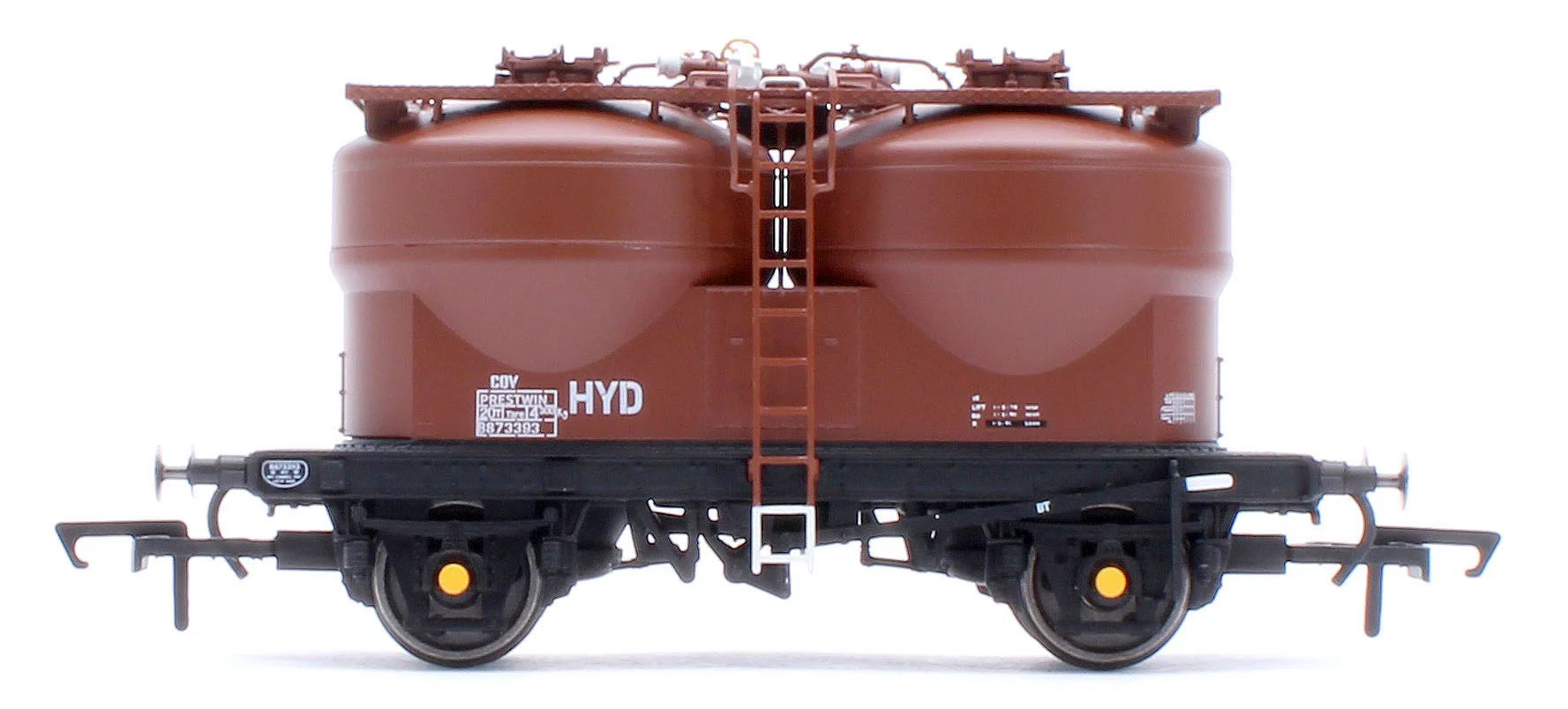 C3042C Set of 3 Prestwin Silo Wagons in BR Bauxite - TOPS - Image 4