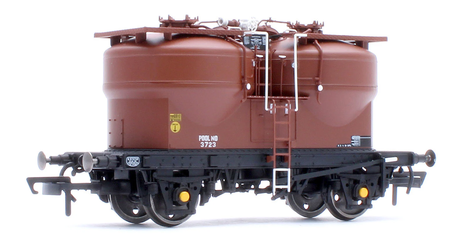C3042C Set of 3 Prestwin Silo Wagons in BR Bauxite - TOPS - Image 7