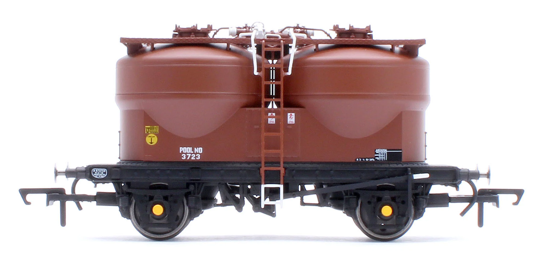 C3042C Set of 3 Prestwin Silo Wagons in BR Bauxite - TOPS - Image 8