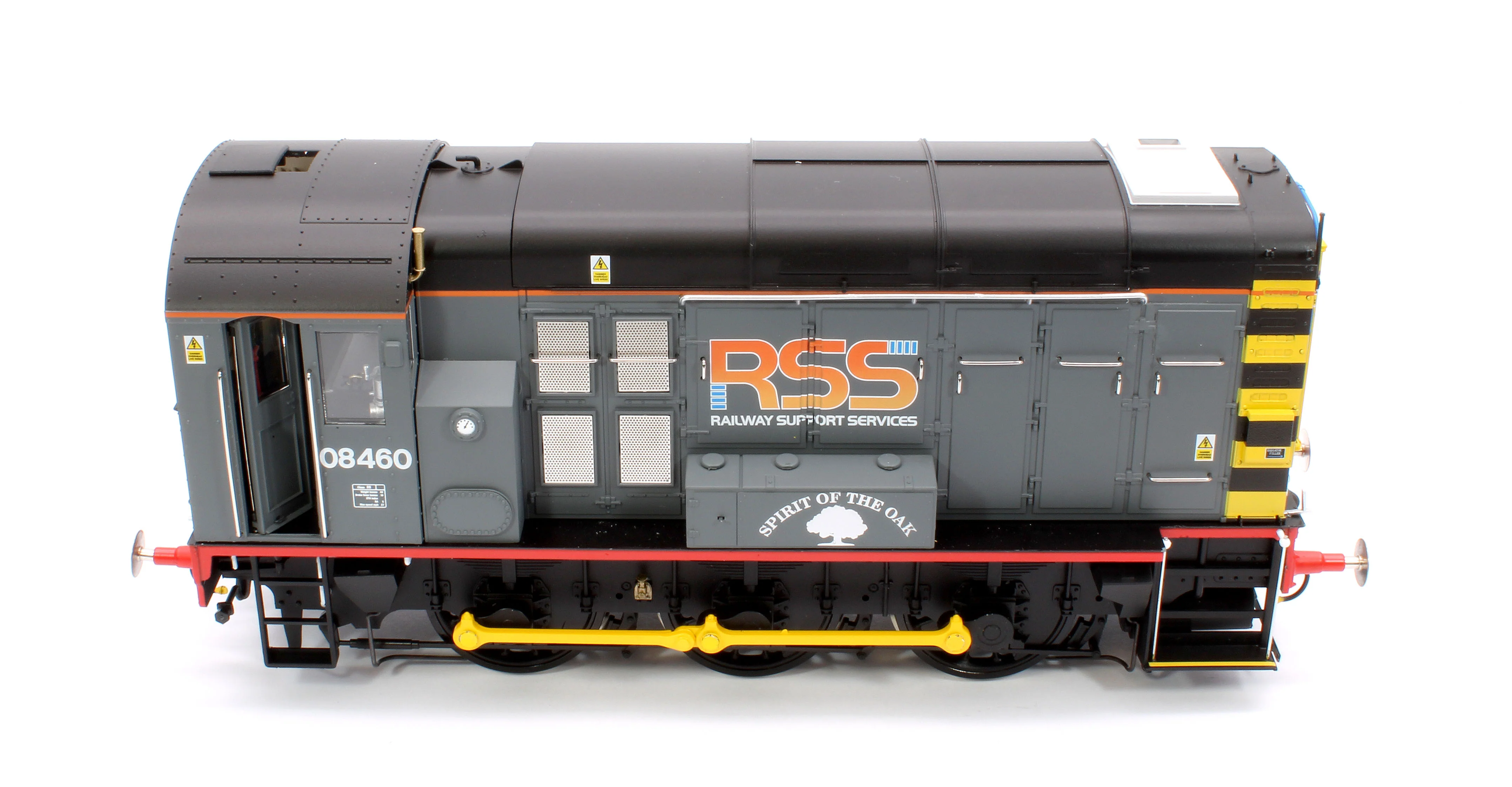 7D-008-021 Class 08 08460 Railway Support Services (RSS) Spirit of the Oak Diesel Shunter Locomotive - Image 10