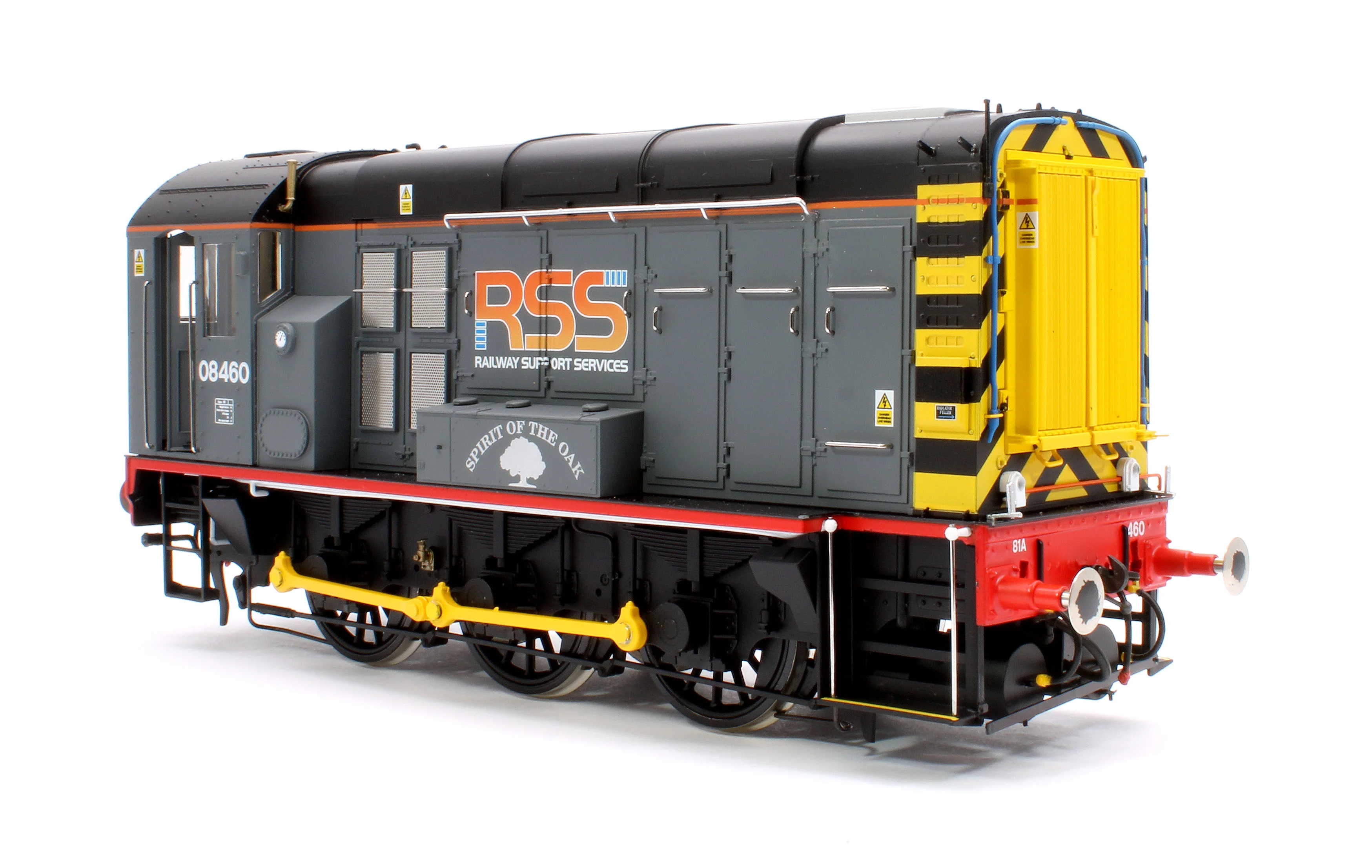 7D-008-021 Class 08 08460 Railway Support Services (RSS) Spirit of the Oak Diesel Shunter Locomotive - Image 4