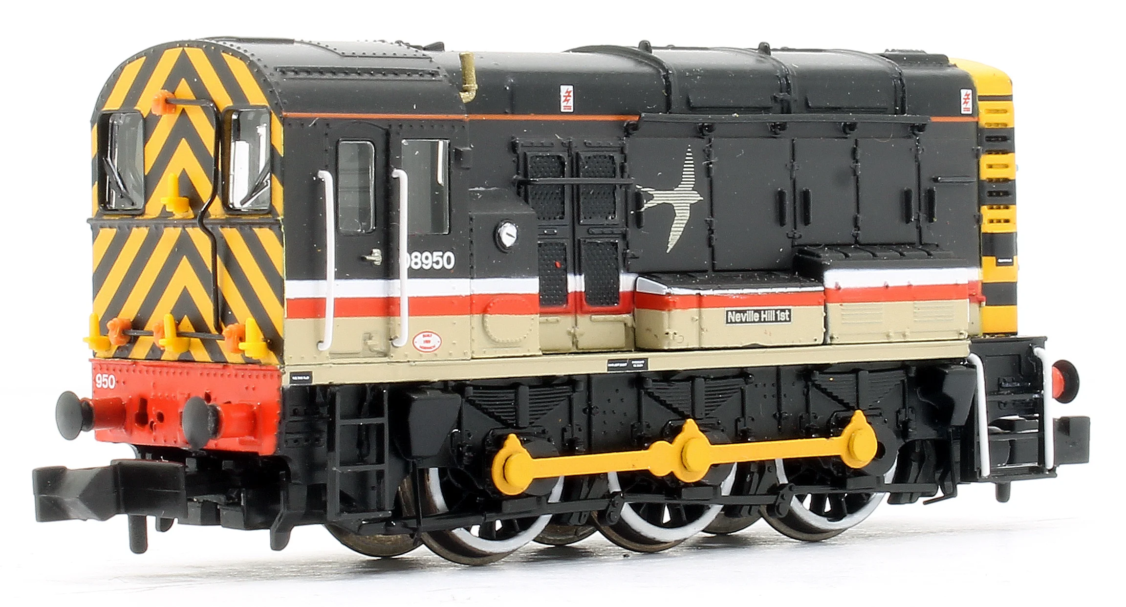 371-005ASF Class 08 08950 'Neville Hill 1st' BR InterCity (Swallow) Diesel Shunter (DCC Sound) - Image 3