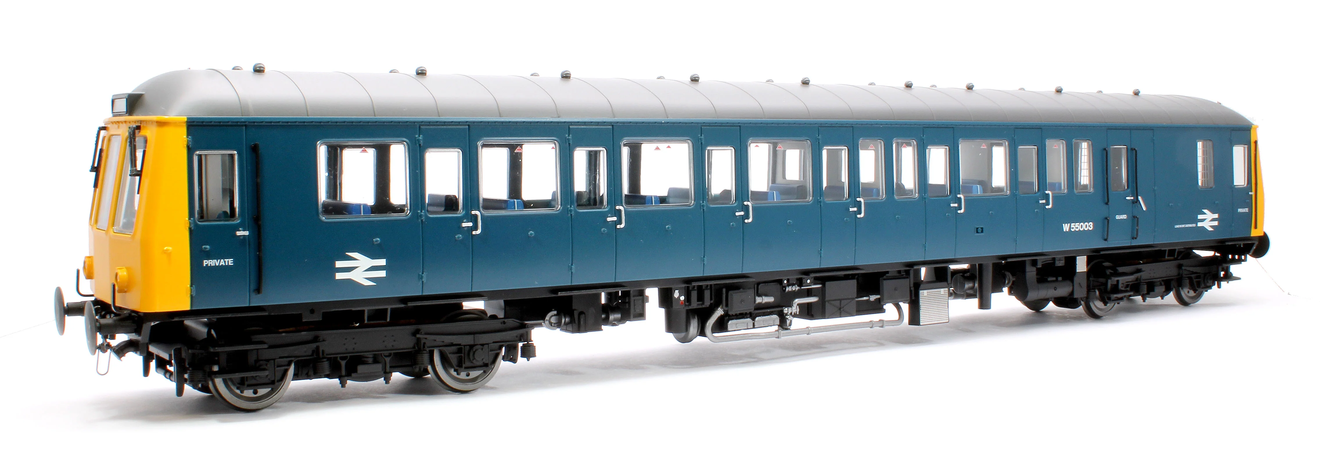 7D-015-010D Class 122 55003 BR Blue Single Car DMU - DCC Fitted - Image 3