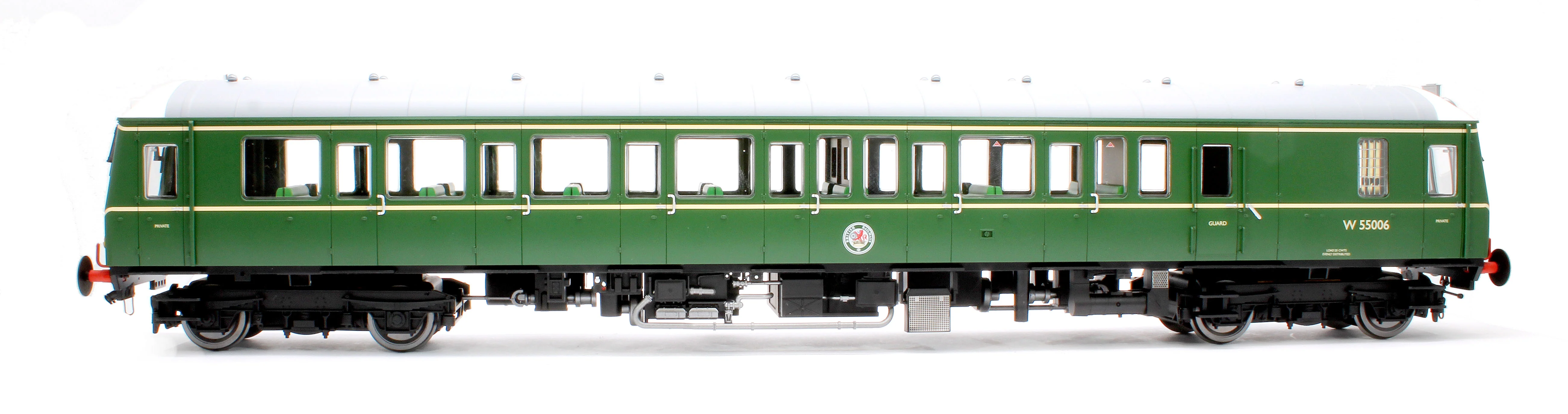 7D-015-007D Class 122 55006 BR Green SYP Single Car DMU - DCC Fitted - Image 2